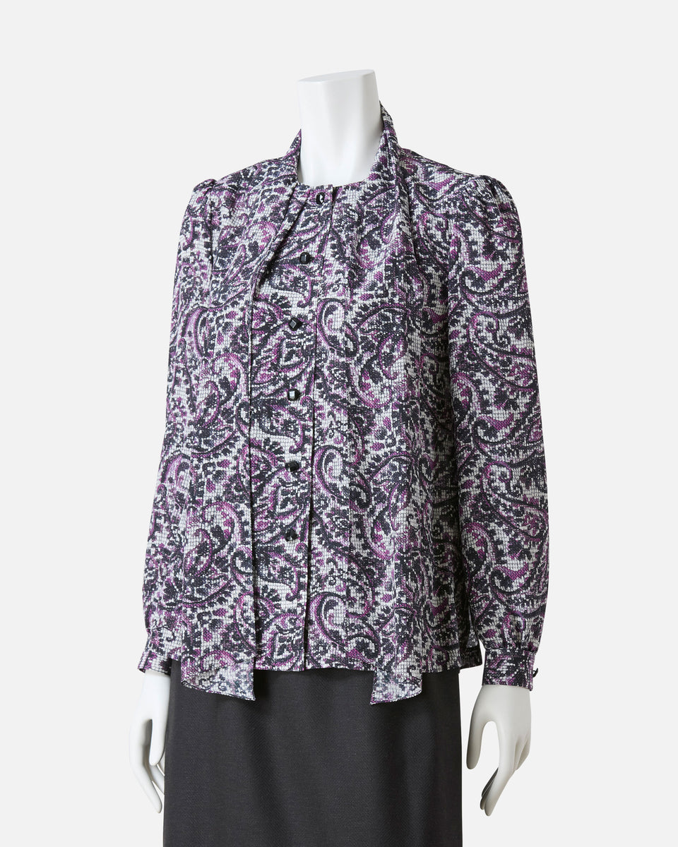 MAGDA BUTRYMマグダブトリム／リステア シルク100%ボウタイブラウス MAGDA BUTRYMマグダブトリム／リステア シルク100%ボウタイブラウス