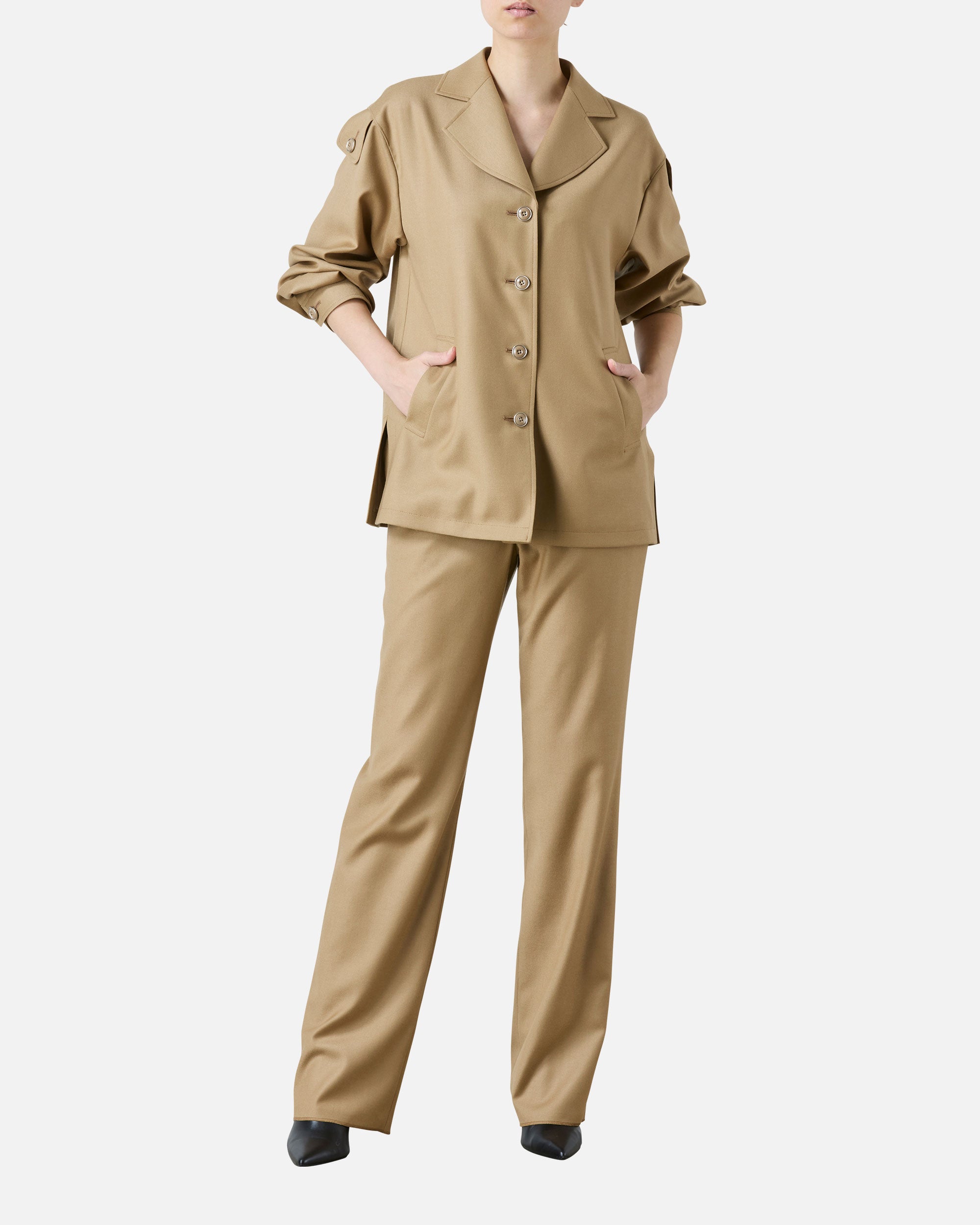 ストレッチウールパンツ