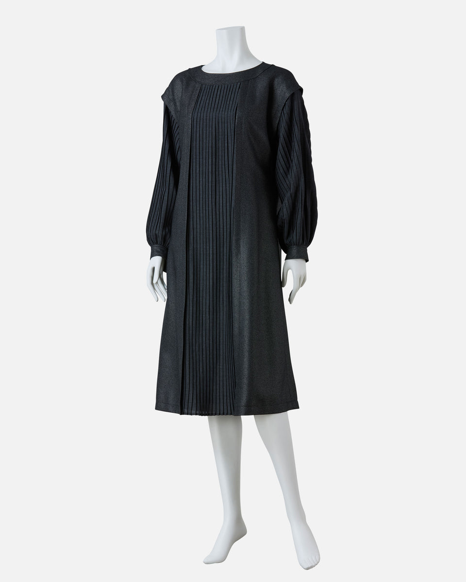 jun ashida - プリーツ切り替えワンピース | ONLINE STORE