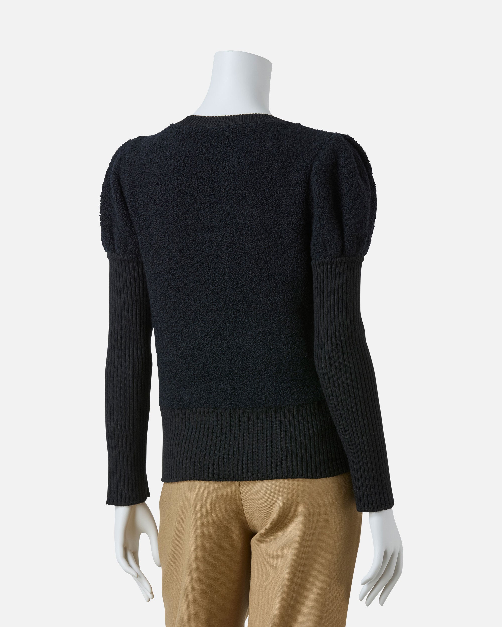 パフスリーブニットプルオーバー