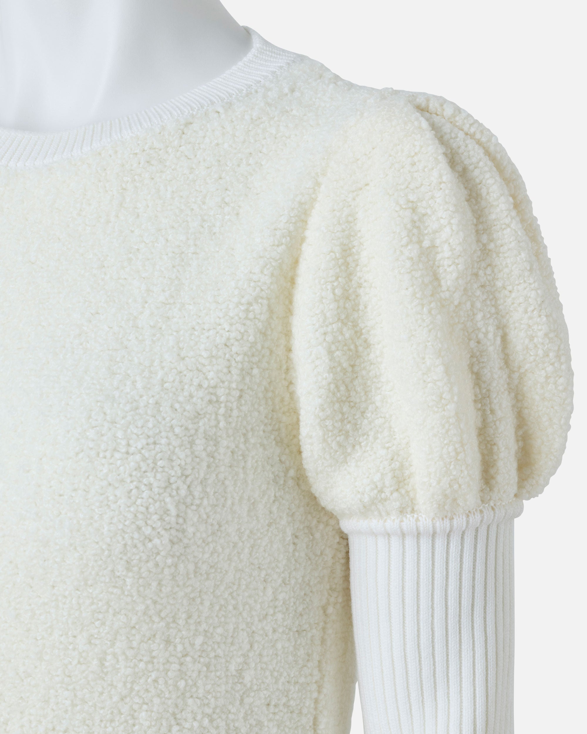 パフスリーブニットプルオーバー