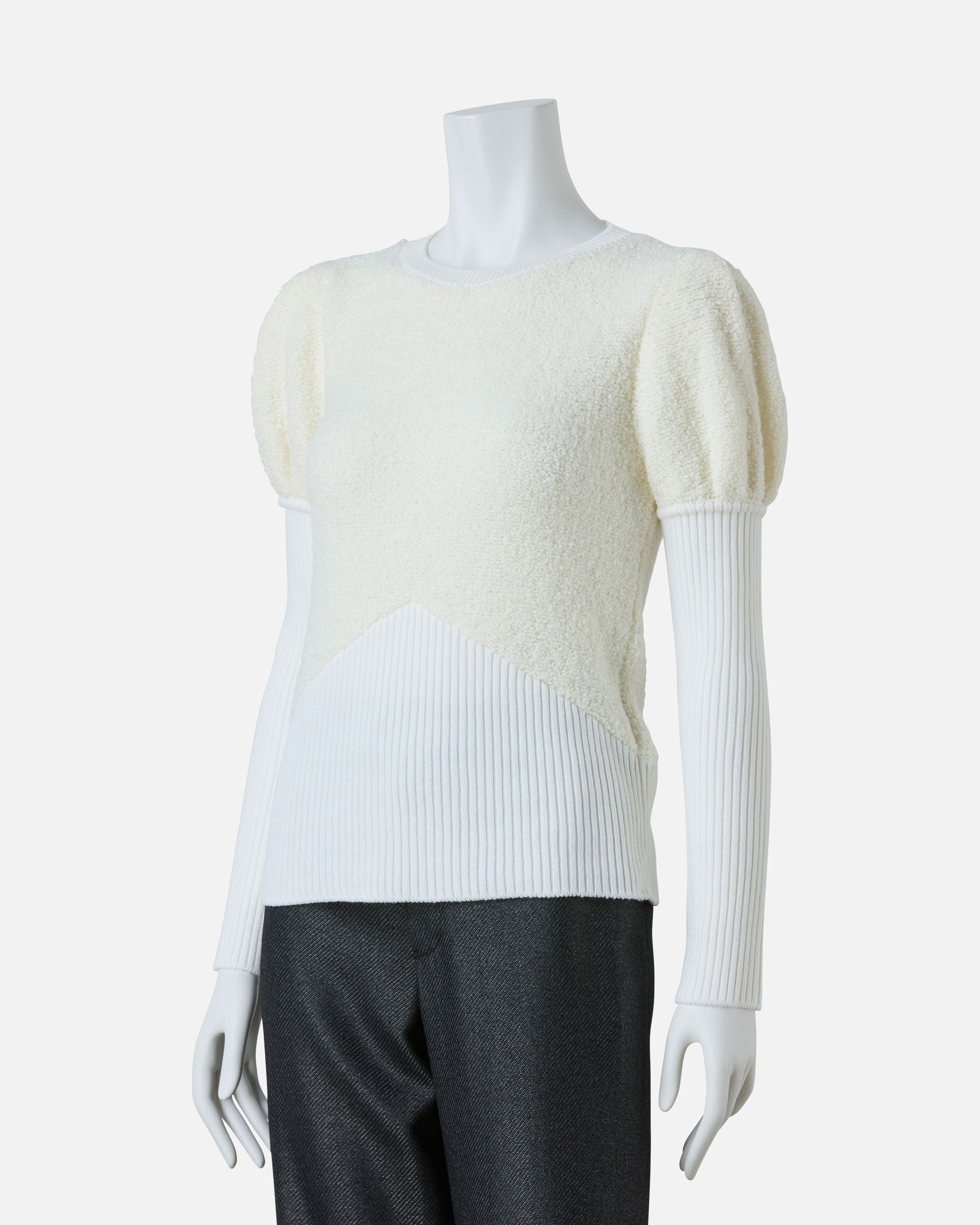 パフスリーブニットプルオーバー