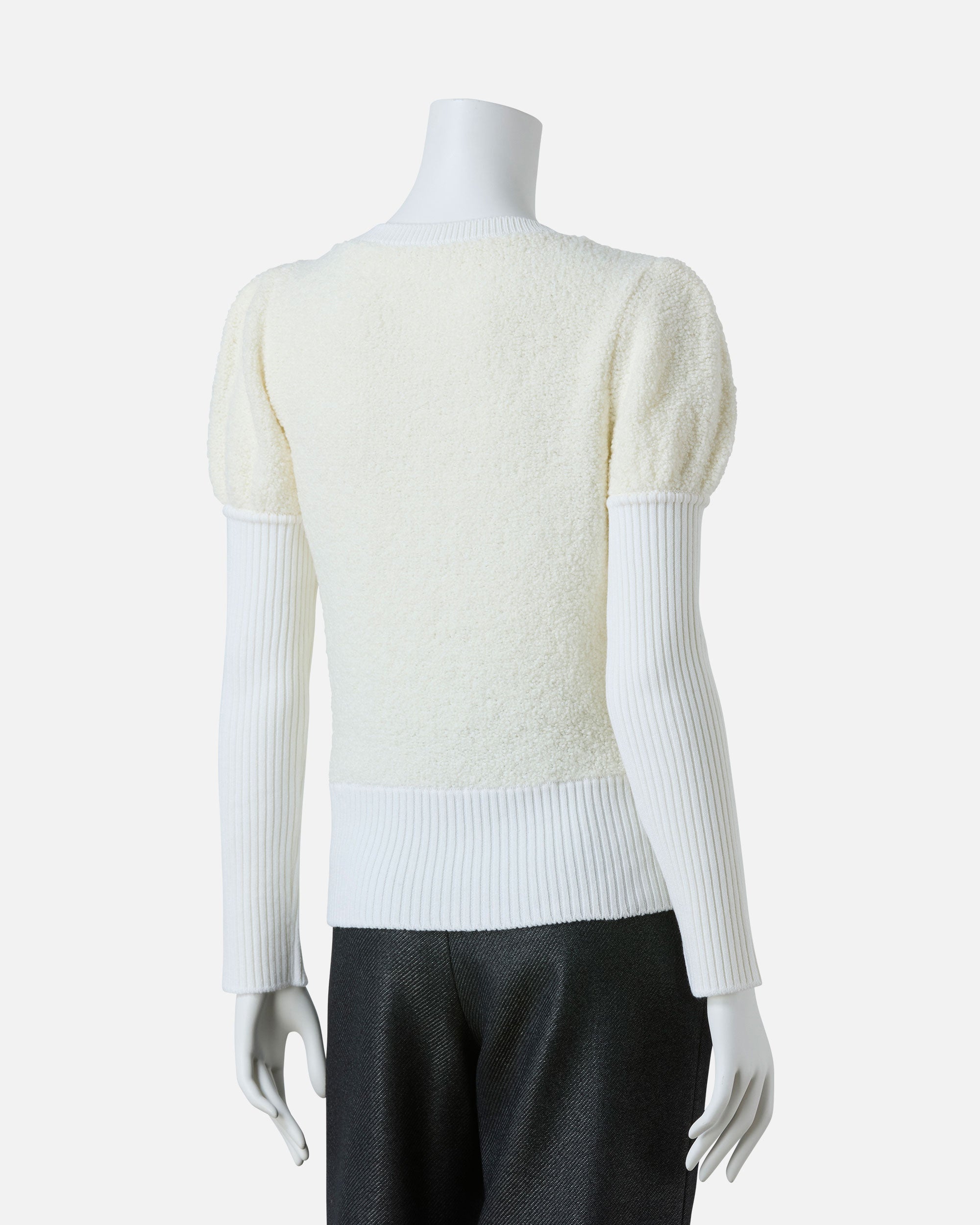 パフスリーブニットプルオーバー