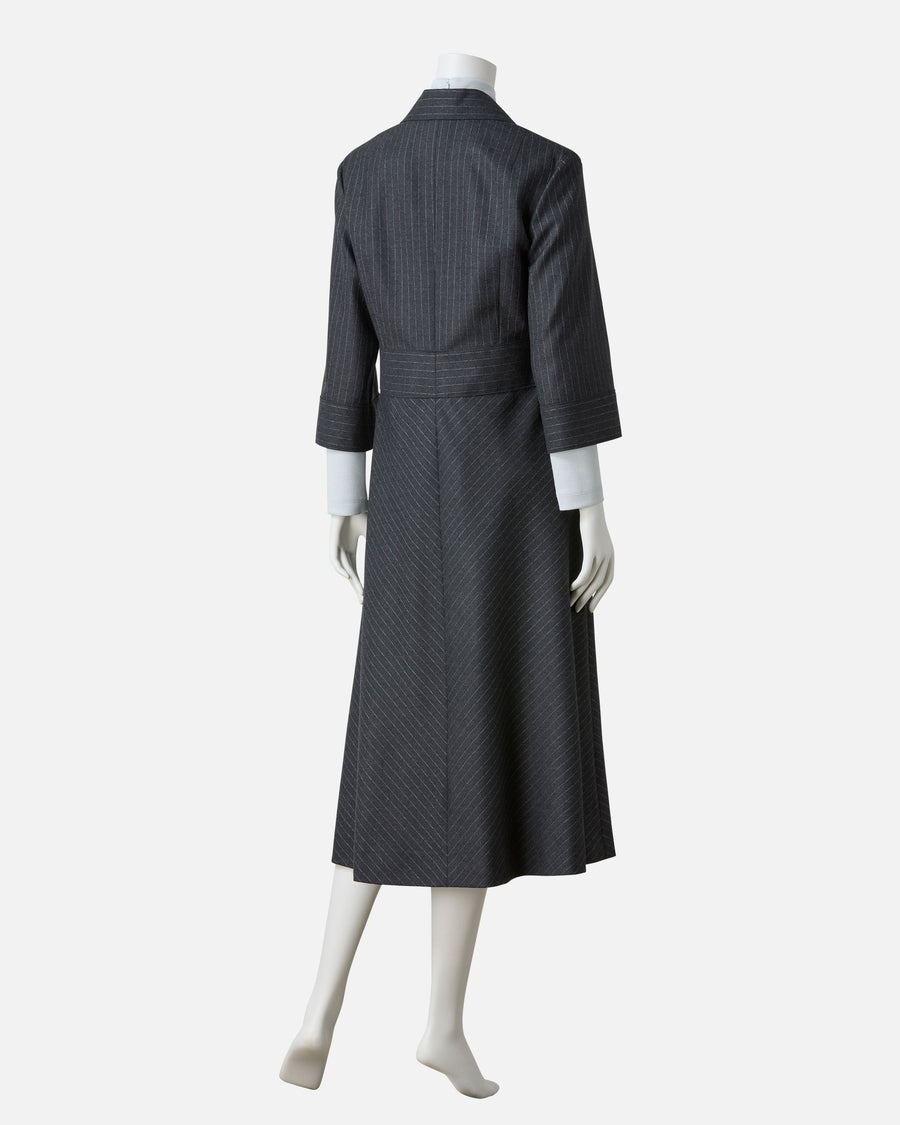 jun ashida - ストレッチウールフランネルワンピース | ONLINE STORE