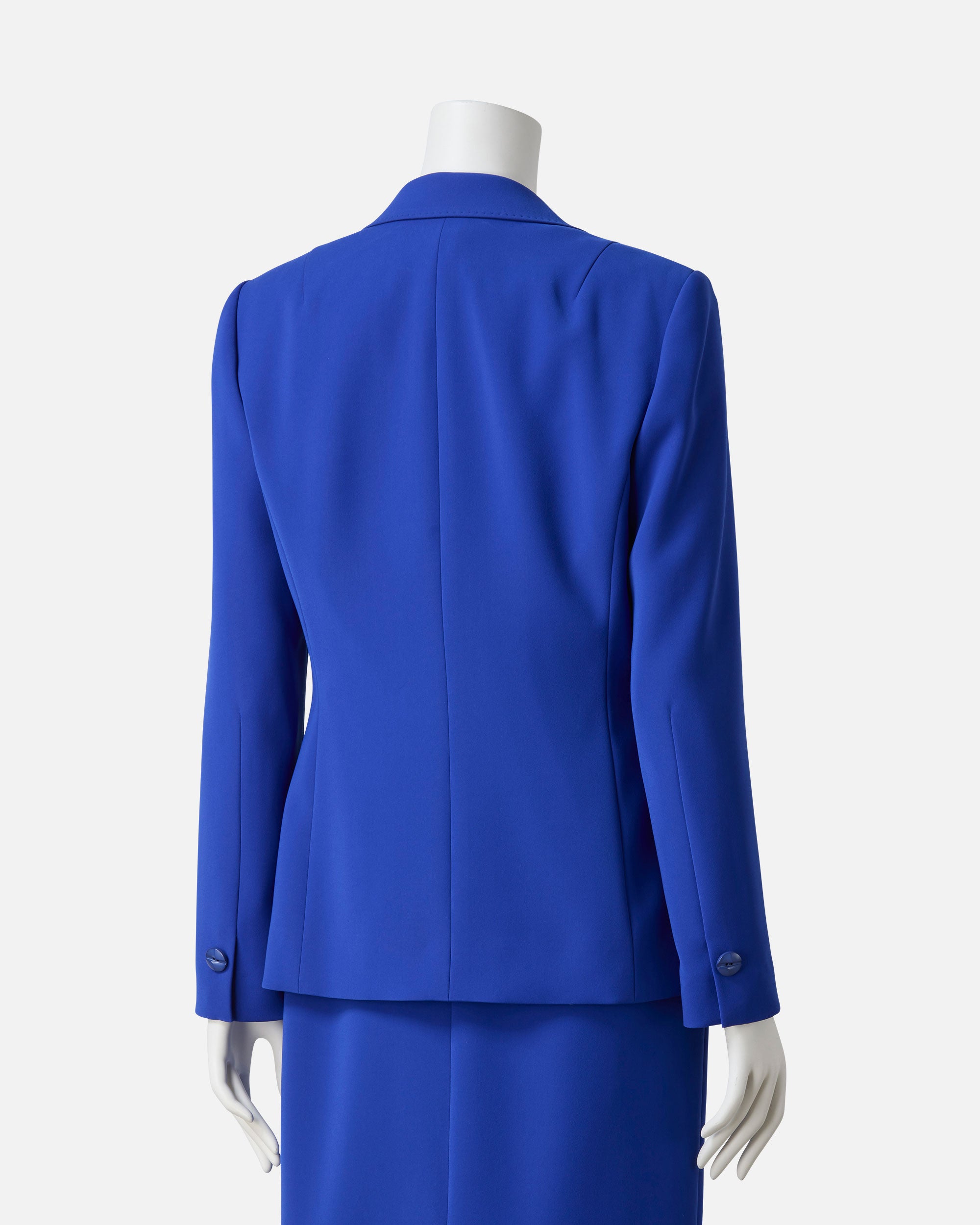 ポリエステルクレープテーラードジャケット