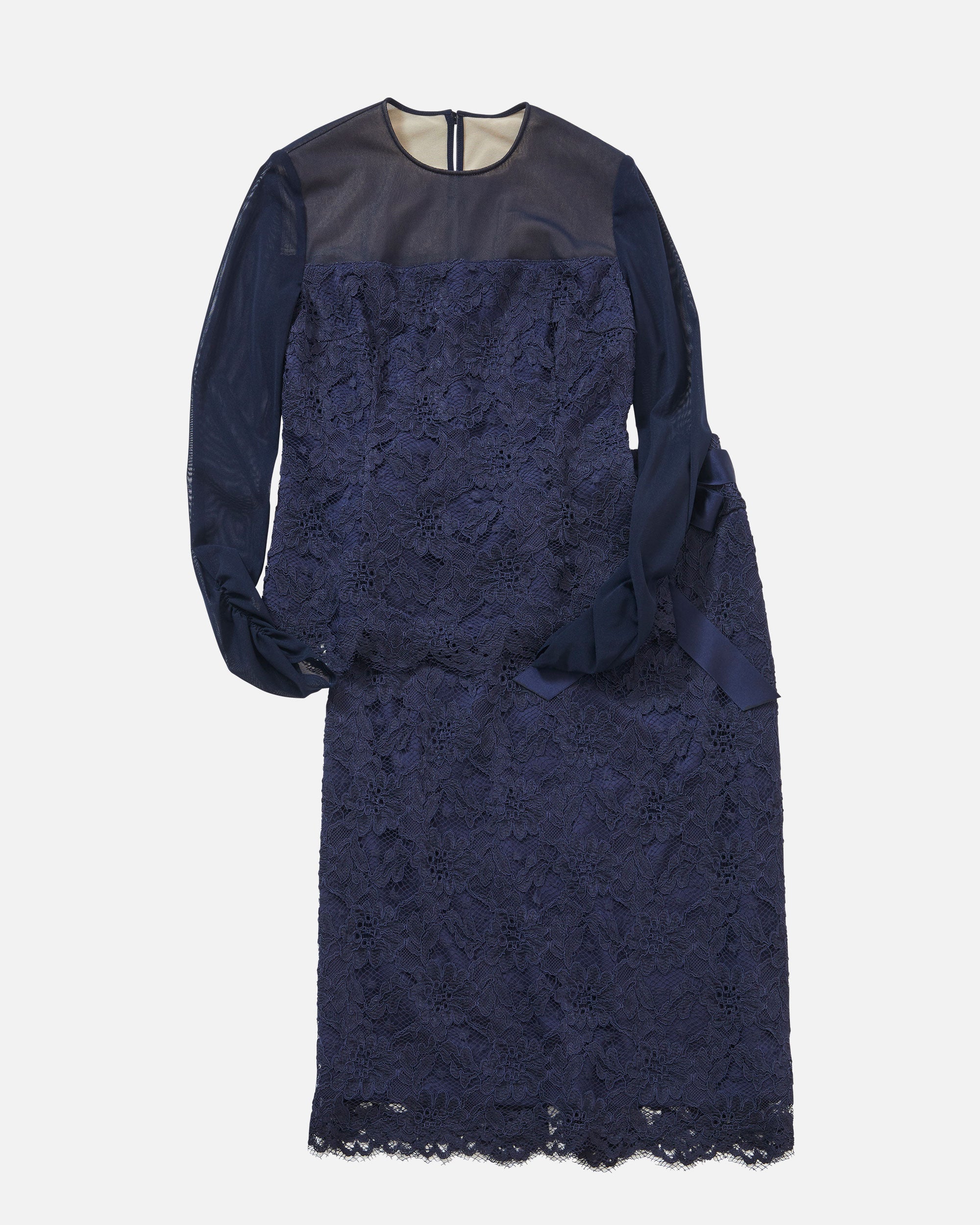 ラッセルレース×チュールブラウス / Raschel Lace Tulle Blouse