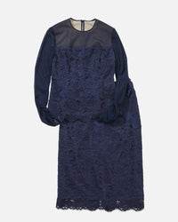 ラッセルレース×チュールブラウス / Raschel Lace Tulle Blouse