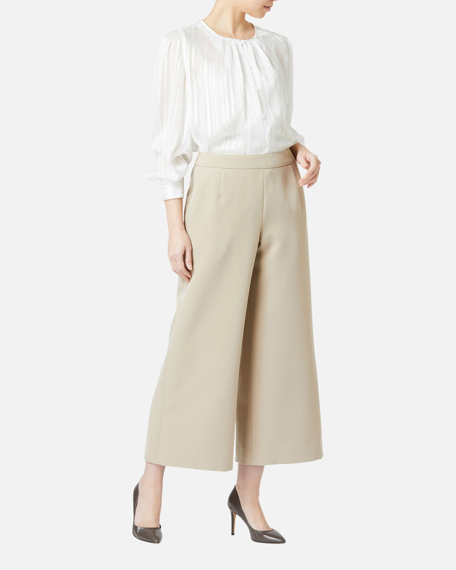 ストレッチクレープワイドパンツ / Wide Stretch Crepe Pants