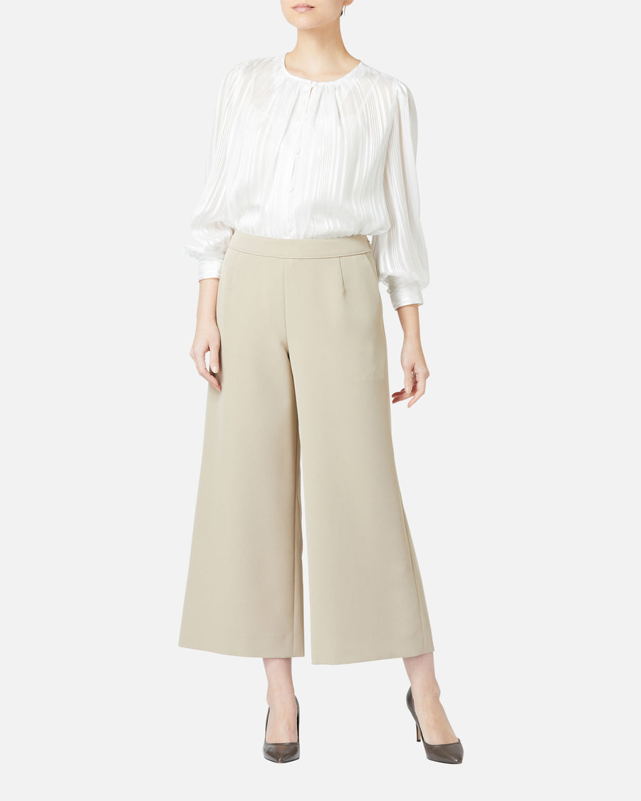 ストレッチクレープワイドパンツ / Wide Stretch Crepe Pants