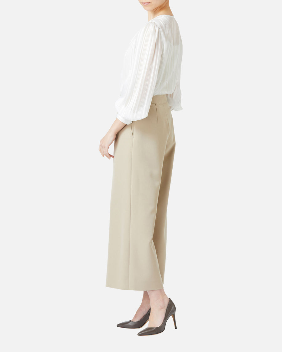 ストレッチクレープワイドパンツ / Wide Stretch Crepe Pants