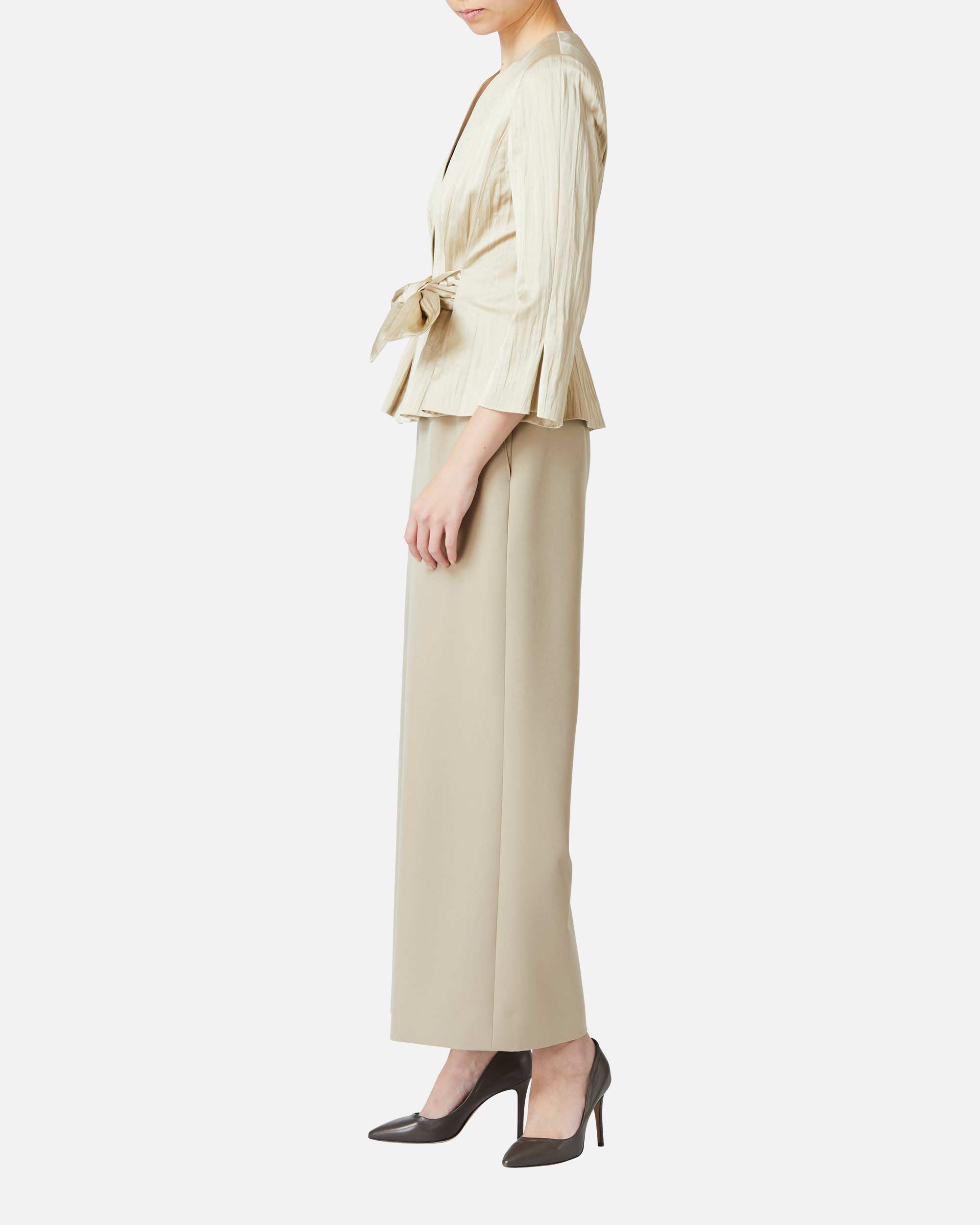 ストレッチクレープワイドパンツ / Wide Stretch Crepe Pants