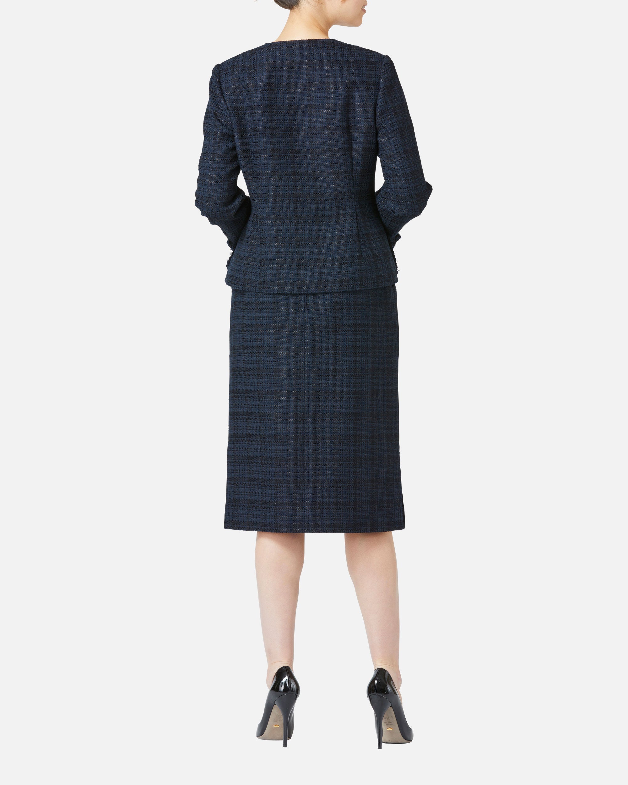 ストレッチクレープサイドスリットスカート / Stretch Crepe Side Slit Skirt