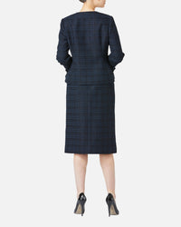 ストレッチクレープサイドスリットスカート / Stretch Crepe Side Slit Skirt