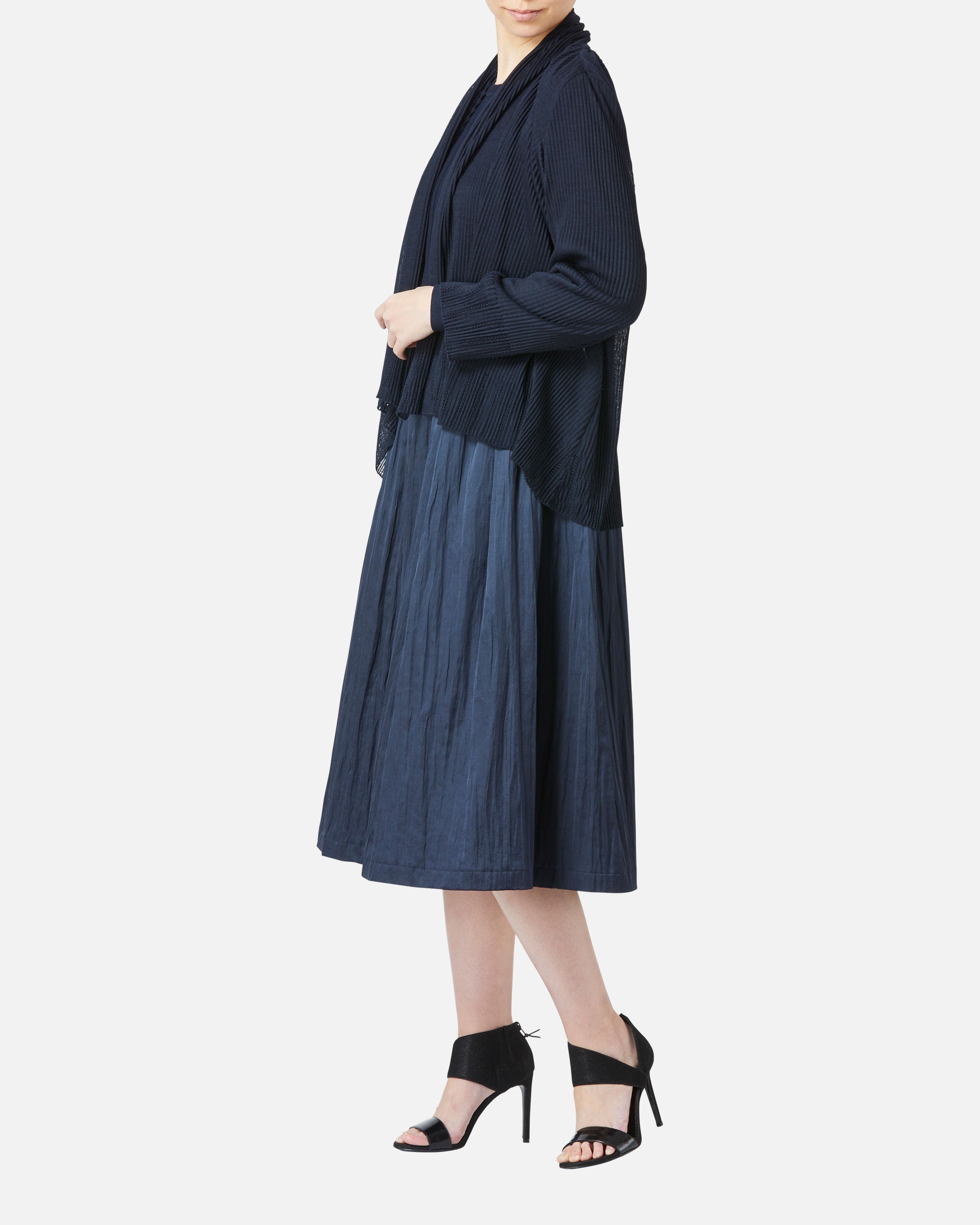 プリーツカーディガン / Pleated Cardigan