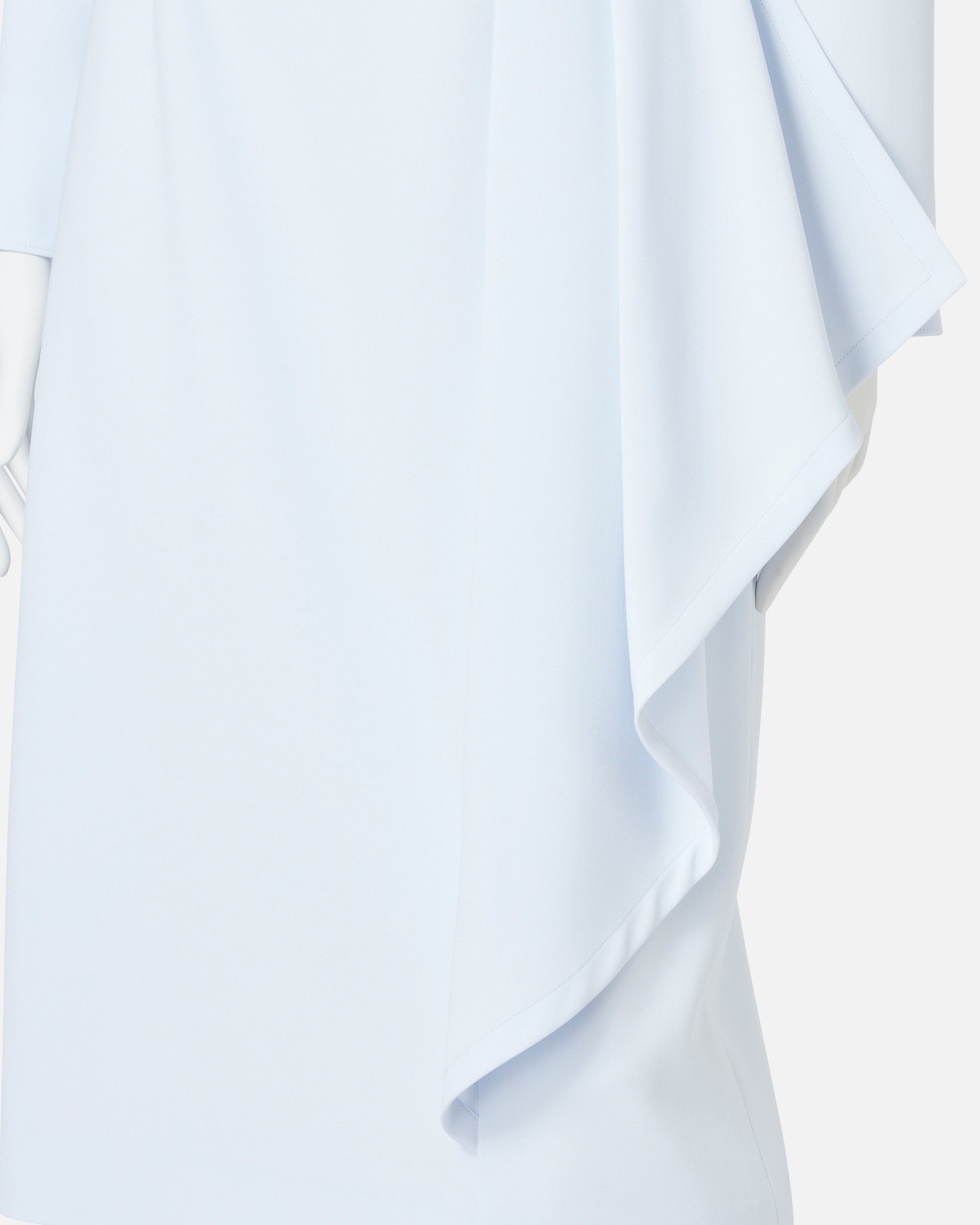 トリアセテートポリエステルドレープワンピース / Triacetate Polyester Blended Draped Dress