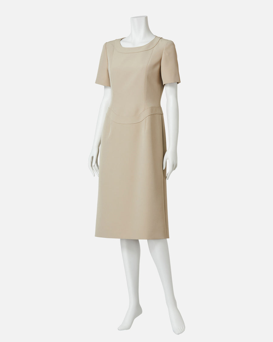 ストレッチクレープワンピース / Stretch Crepe Dress