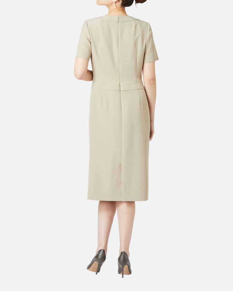 ストレッチクレープワンピース / Stretch Crepe Dress
