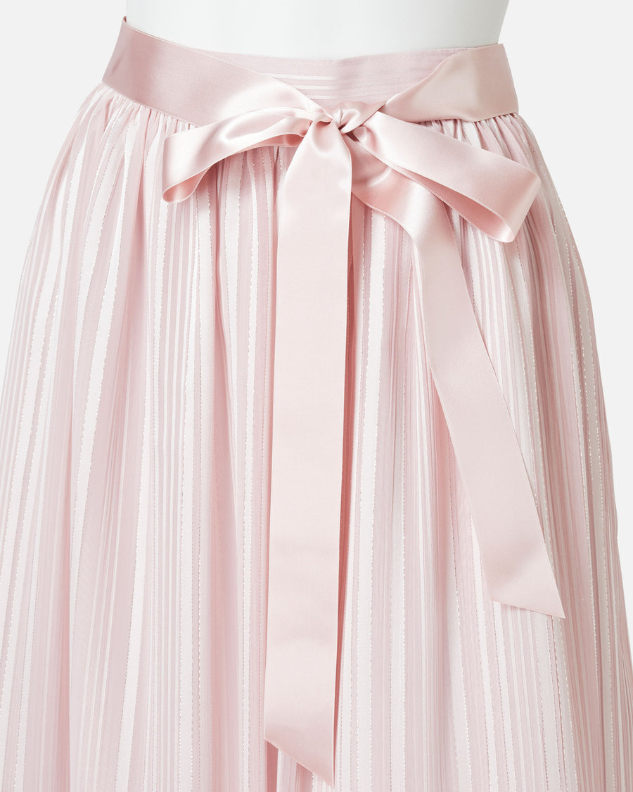 シフォンサテンギャザースカート / Gathered Chiffon Satin Skirt