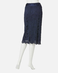 ラッセルレースタイトスカート / Raschel Lace Straight Skirt