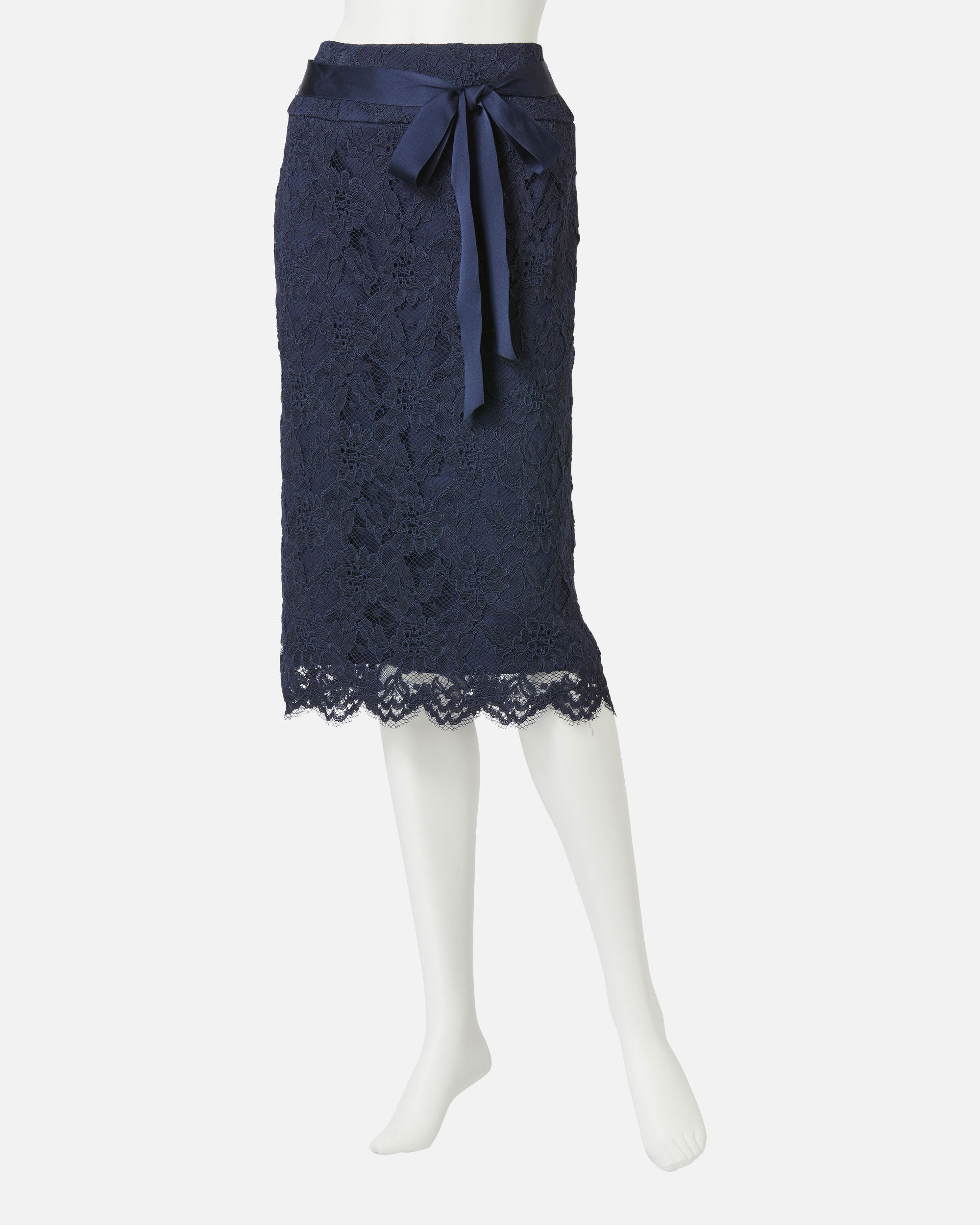 ラッセルレースタイトスカート / Raschel Lace Straight Skirt