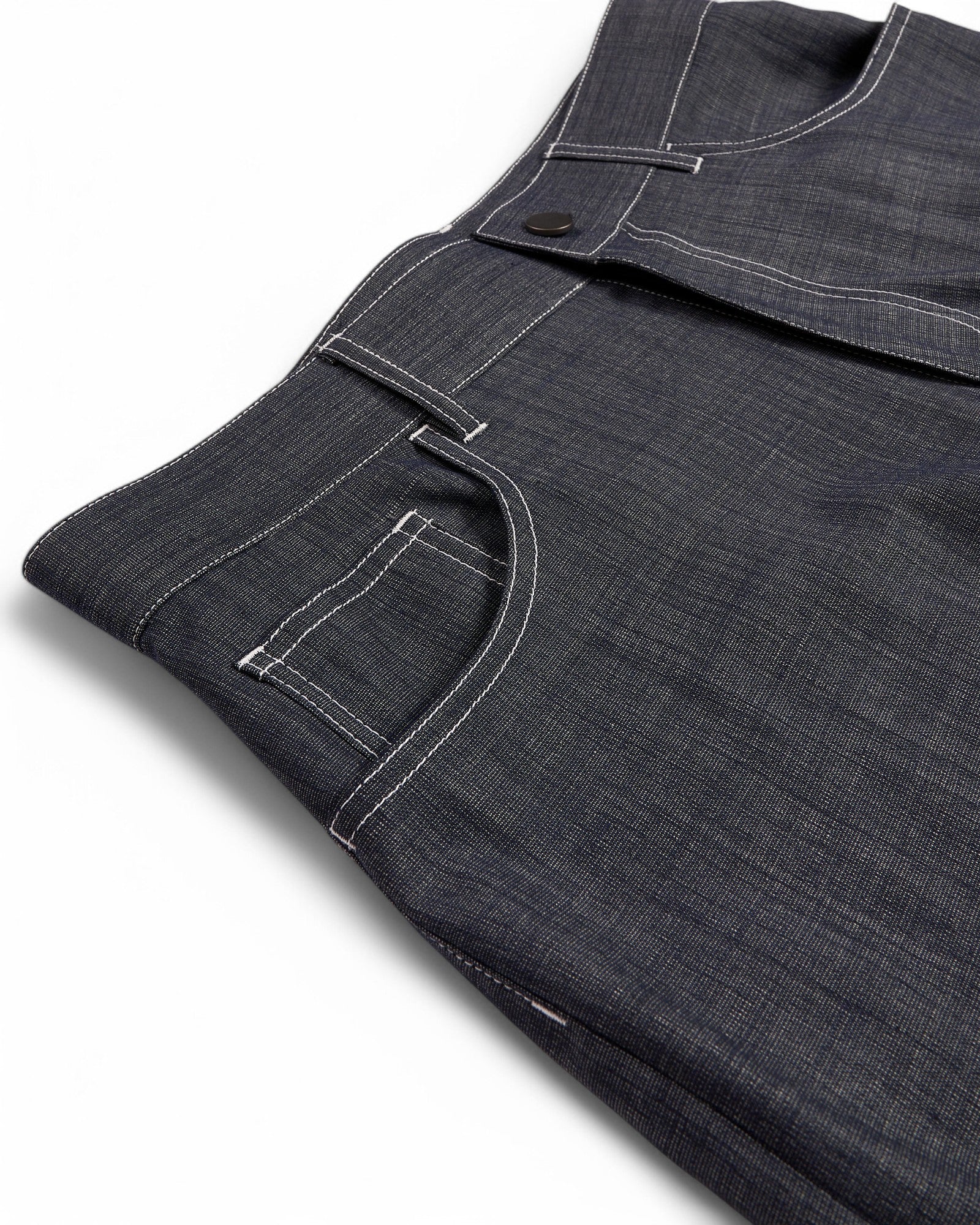 デニムライクサマーウールパンツ / Denim-like Summer Wool Pants