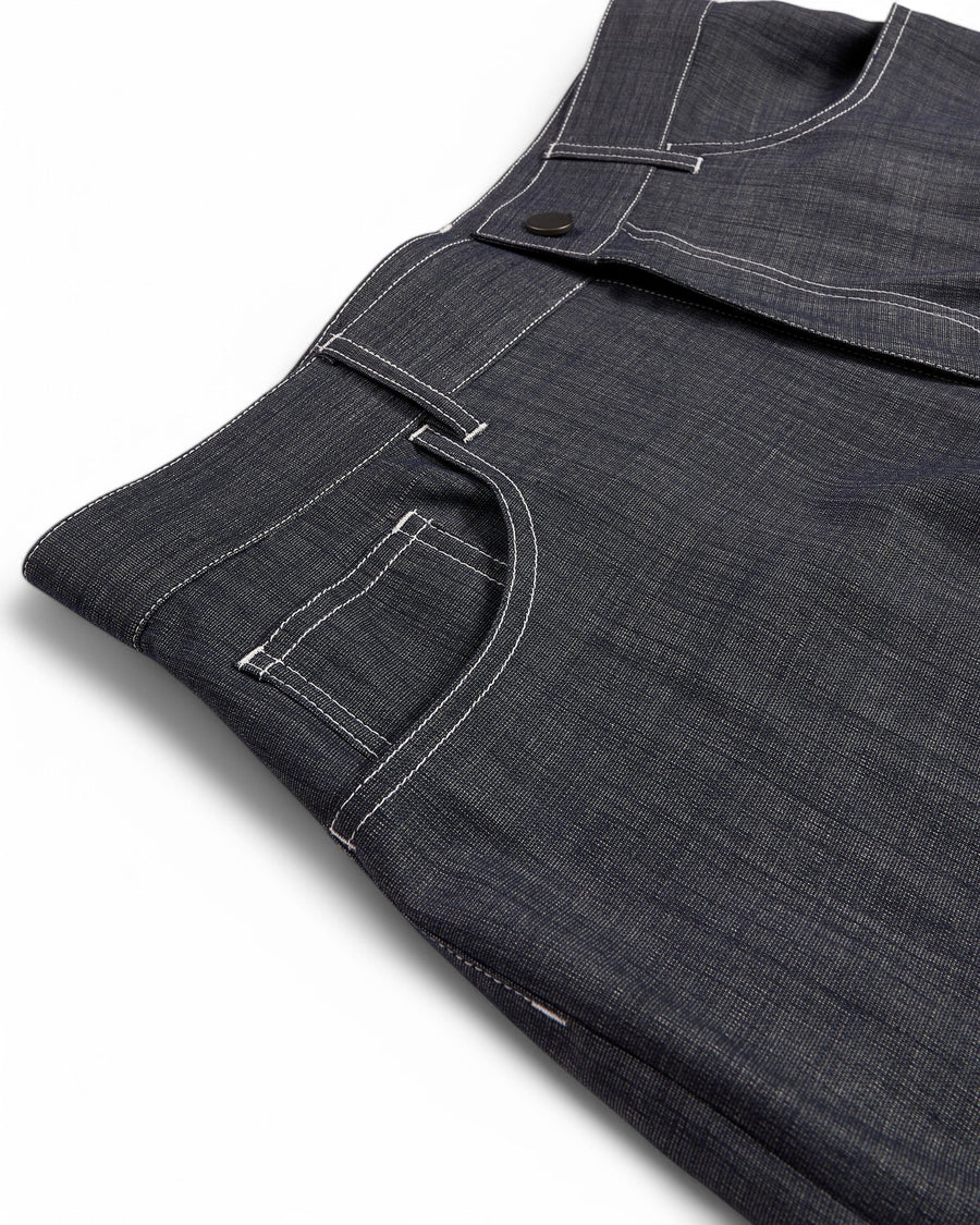 デニムライクサマーウールパンツ / Denim-like Summer Wool Pants