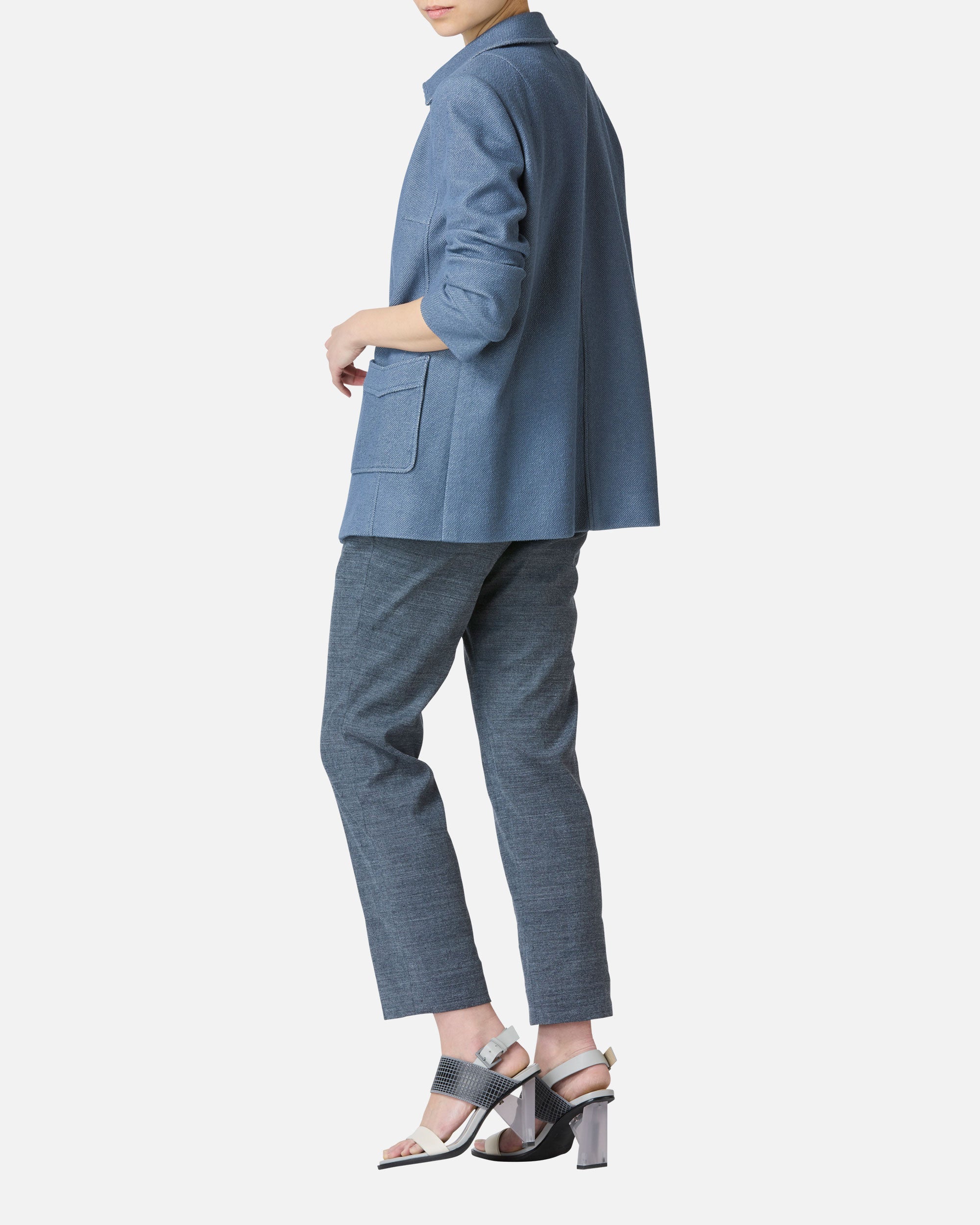 ナチュラルストレッチクロップドパンツ