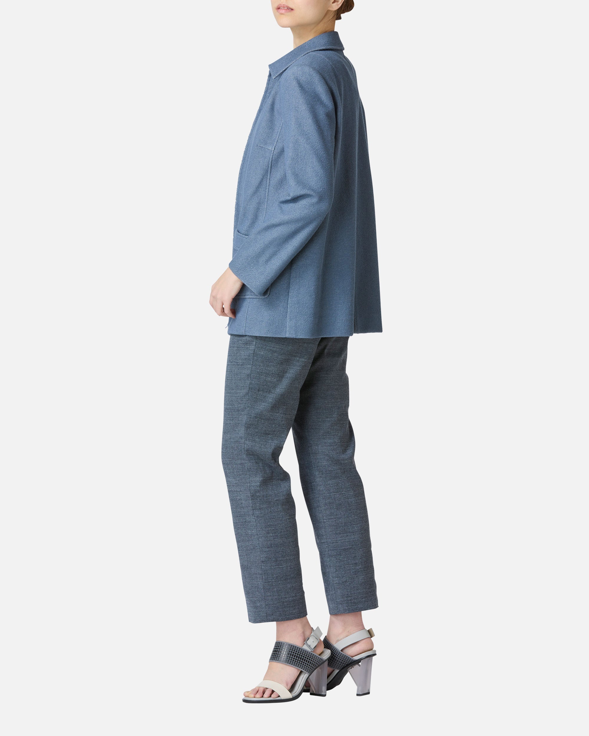 ナチュラルストレッチクロップドパンツ