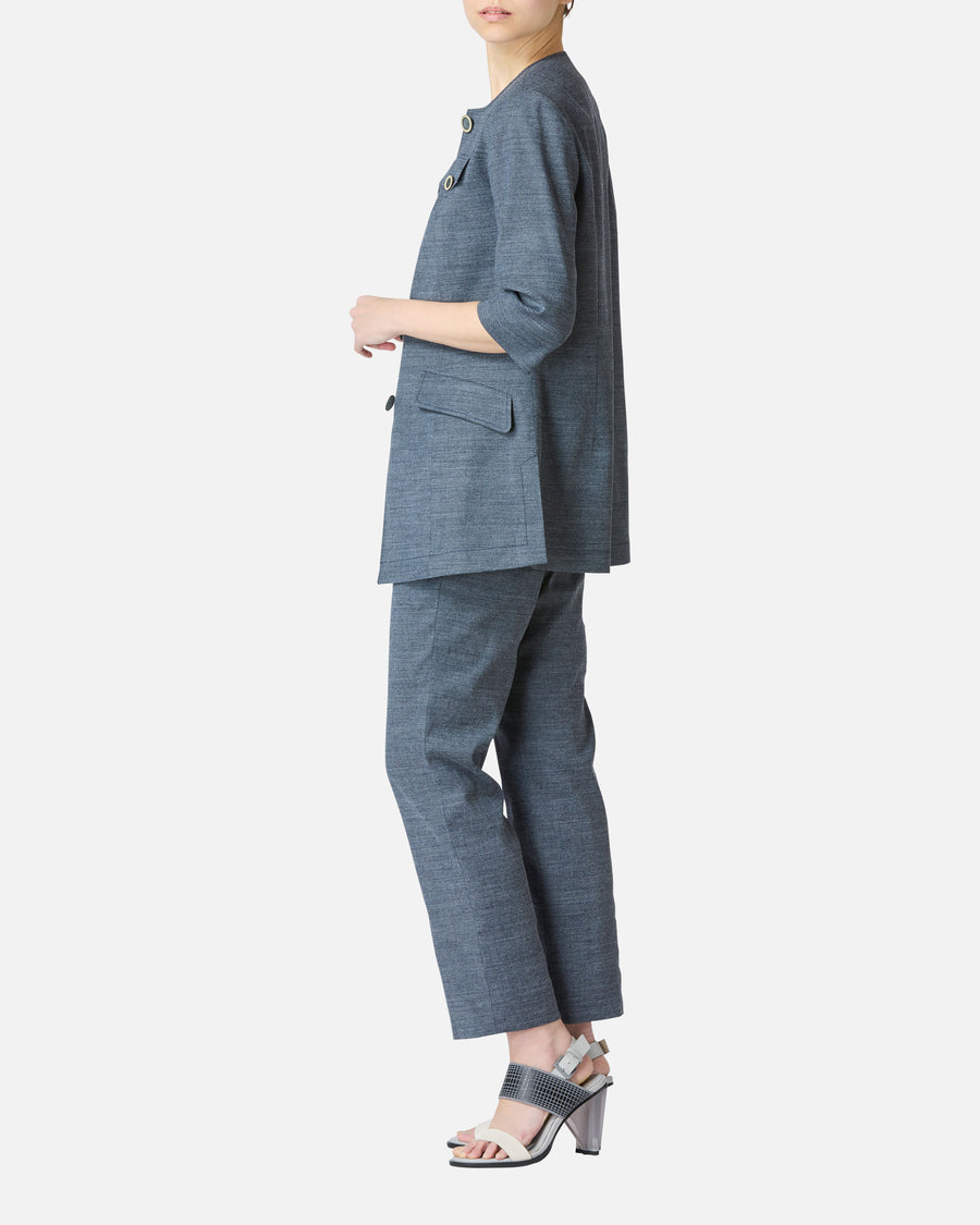 ナチュラルストレッチクロップドパンツ