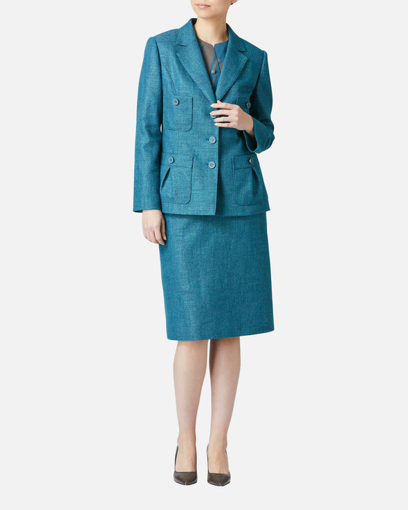 jun ashida ジュンアシダ セットアップ ジャケット スカート jun ashida - JUN ASHIDA(ジュンアシダ) スカートスーツ