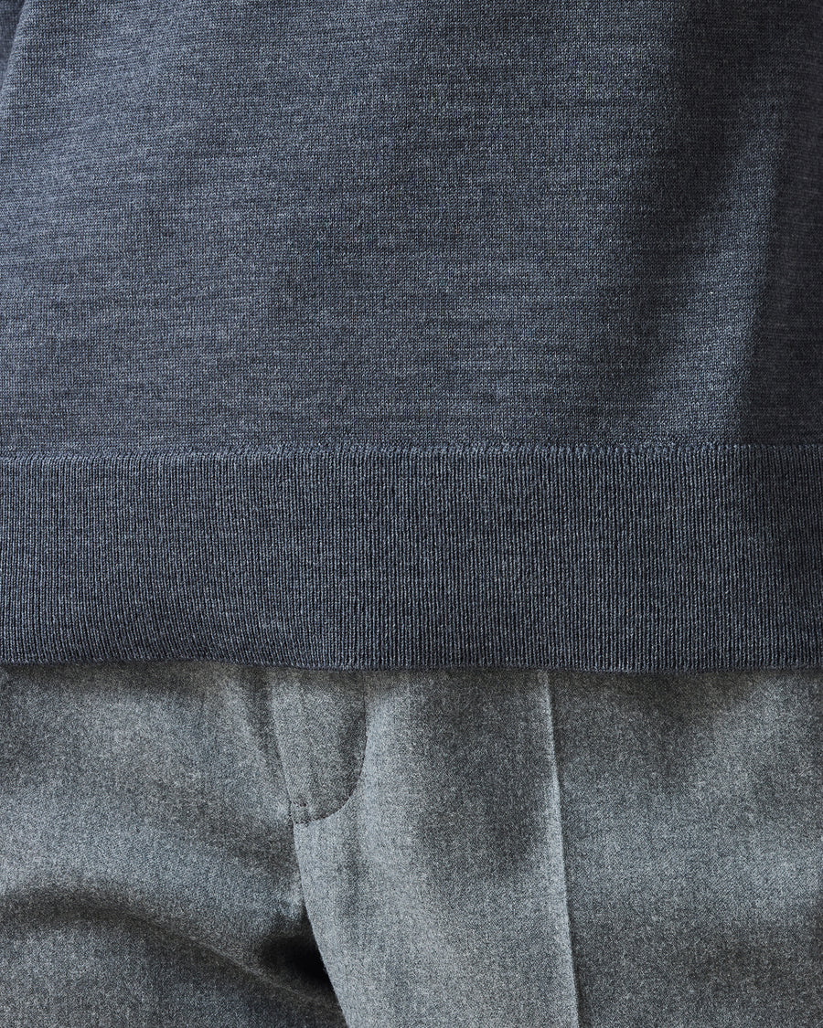 ウールカシミアクルーネックプルオーバー / Wool Cashmere Crew-Neck Pullover