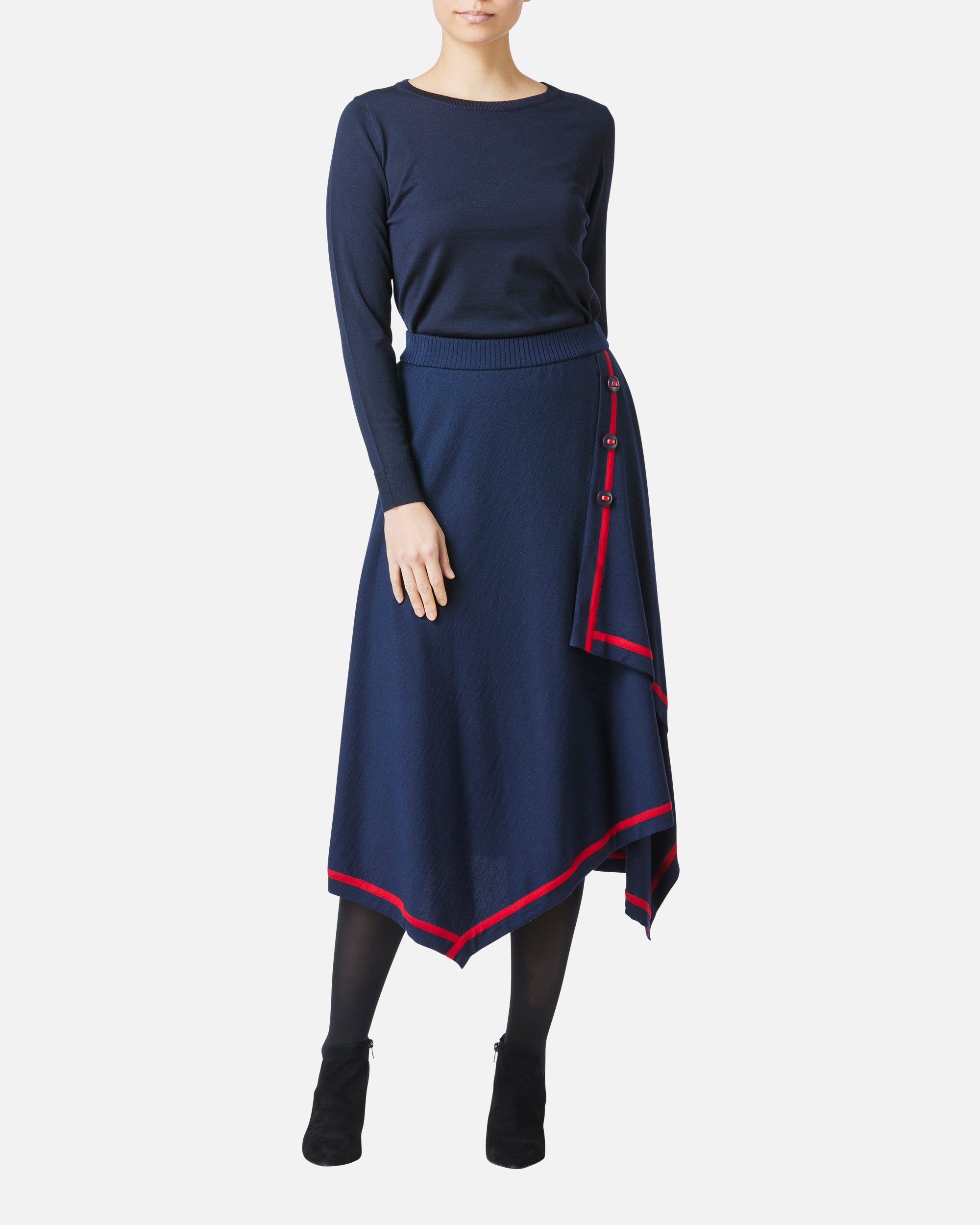 ウールカシミアクルーネックプルオーバー / Wool Cashmere Crew-Neck Pullover