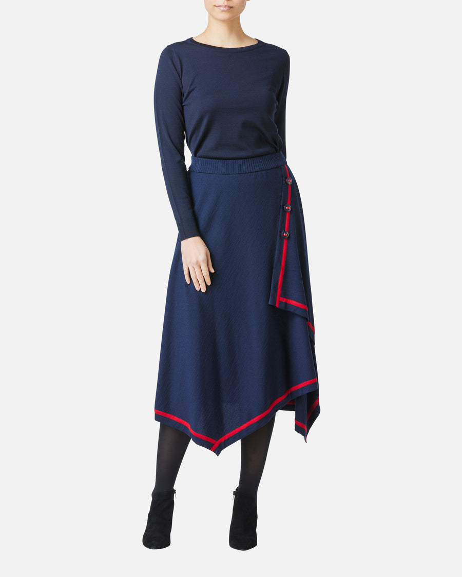 ウールカシミアクルーネックプルオーバー / Wool Cashmere Crew-Neck Pullover
