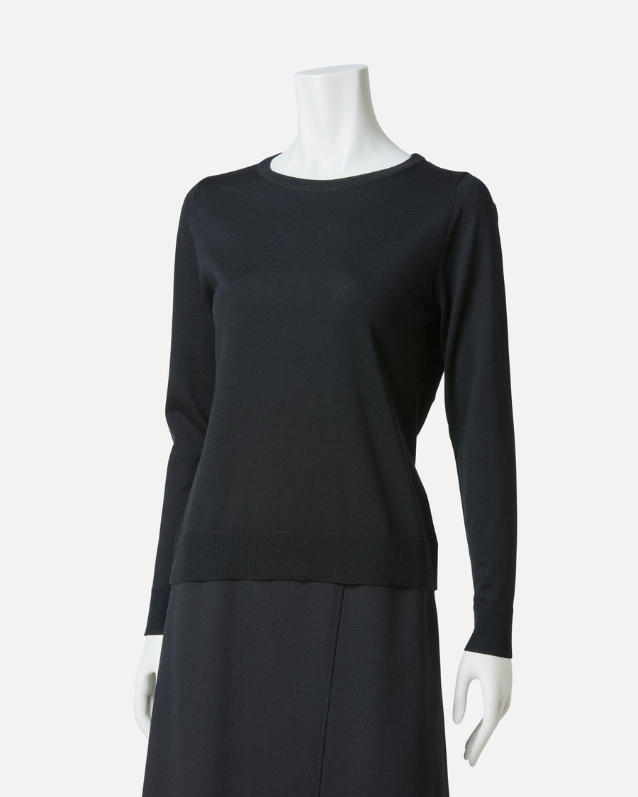 ウールカシミアクルーネックプルオーバー / Wool Cashmere Crew-Neck Pullover