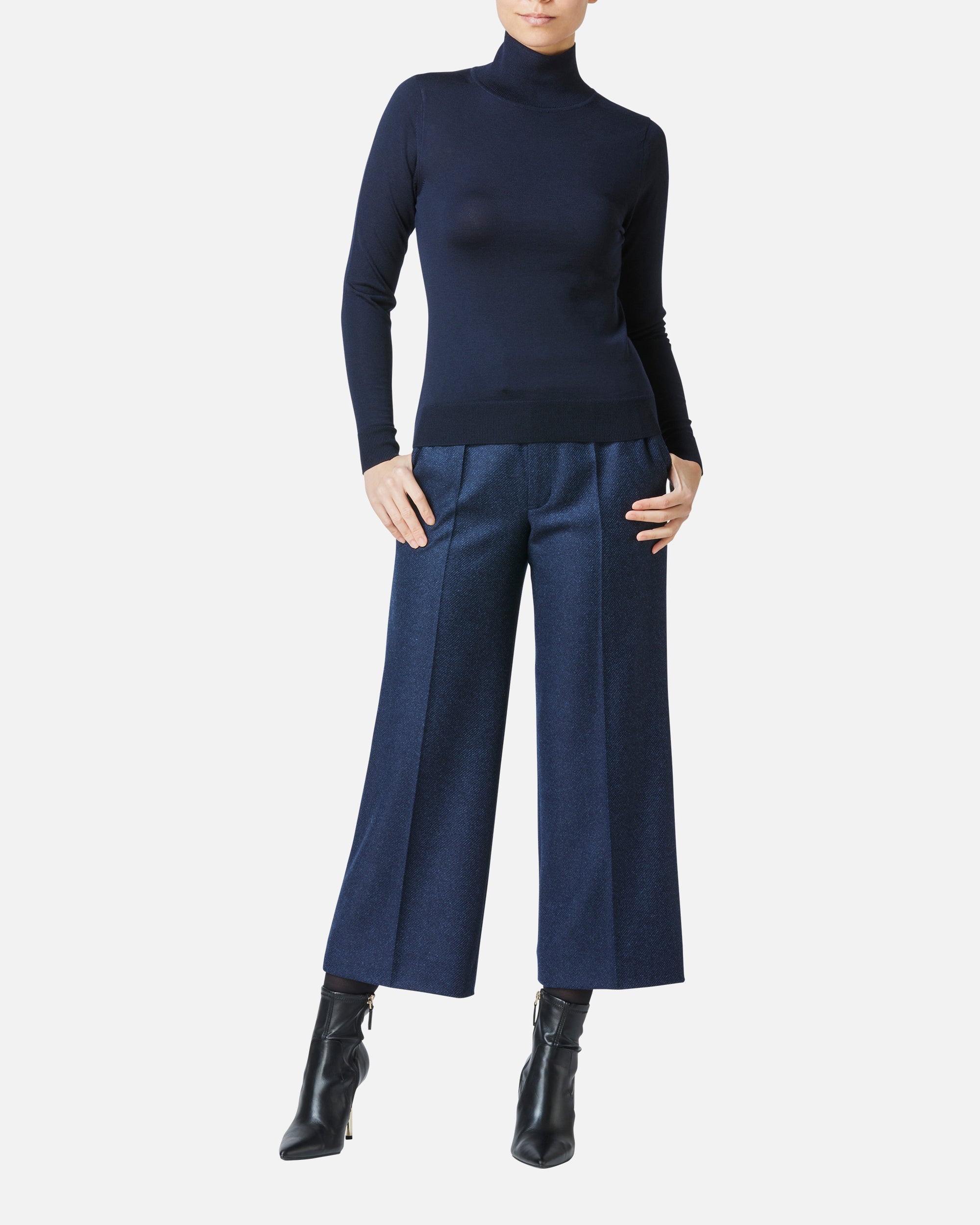 ウールカシミアハイネックプルオーバー / Wool Cashmere High-Neck Pullover