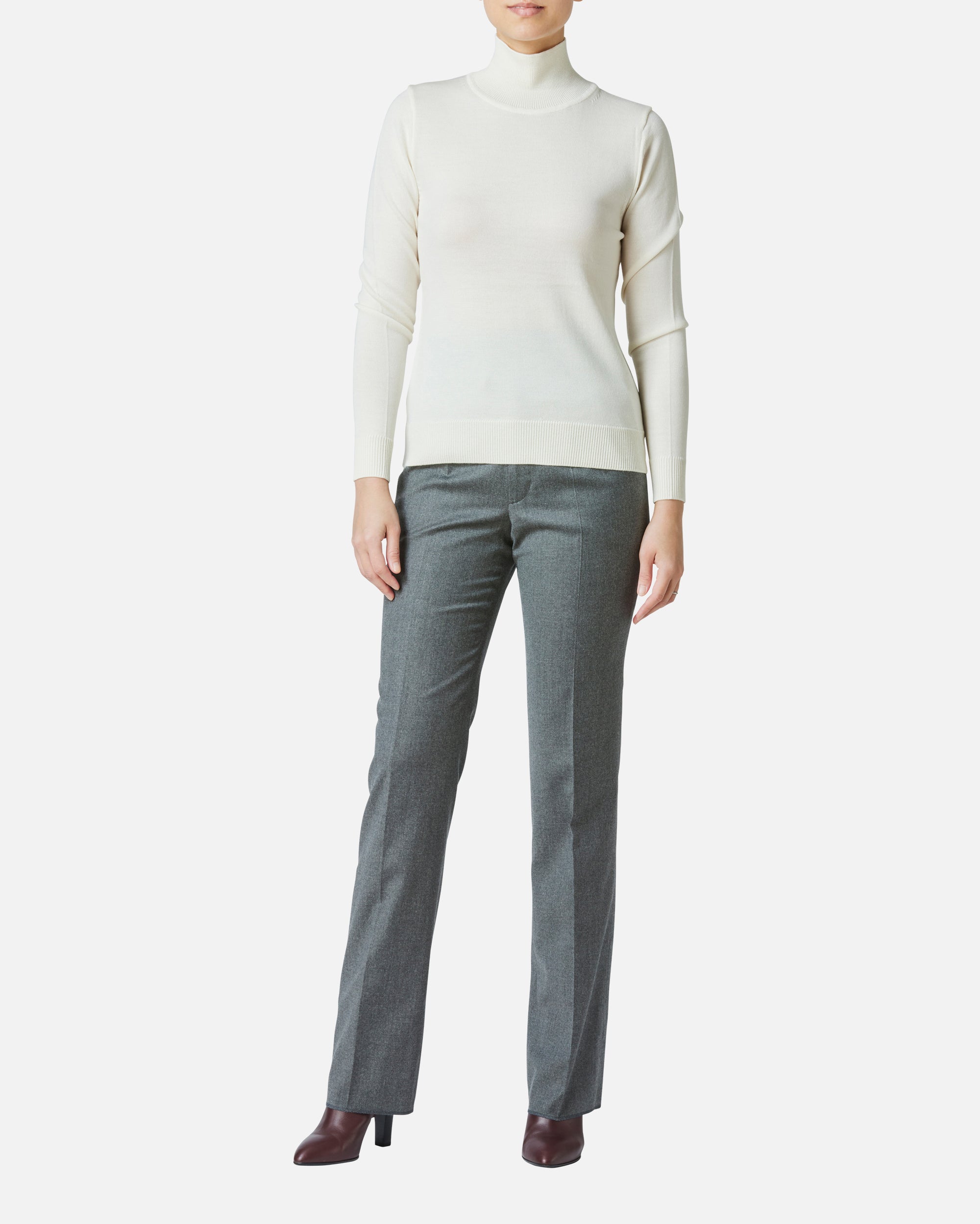 ウールカシミアハイネックプルオーバー / Wool Cashmere High-Neck Pullover