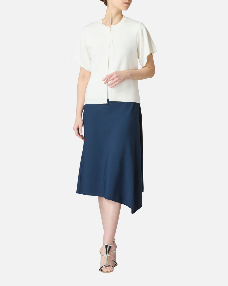 アシンメトリーニットスカート