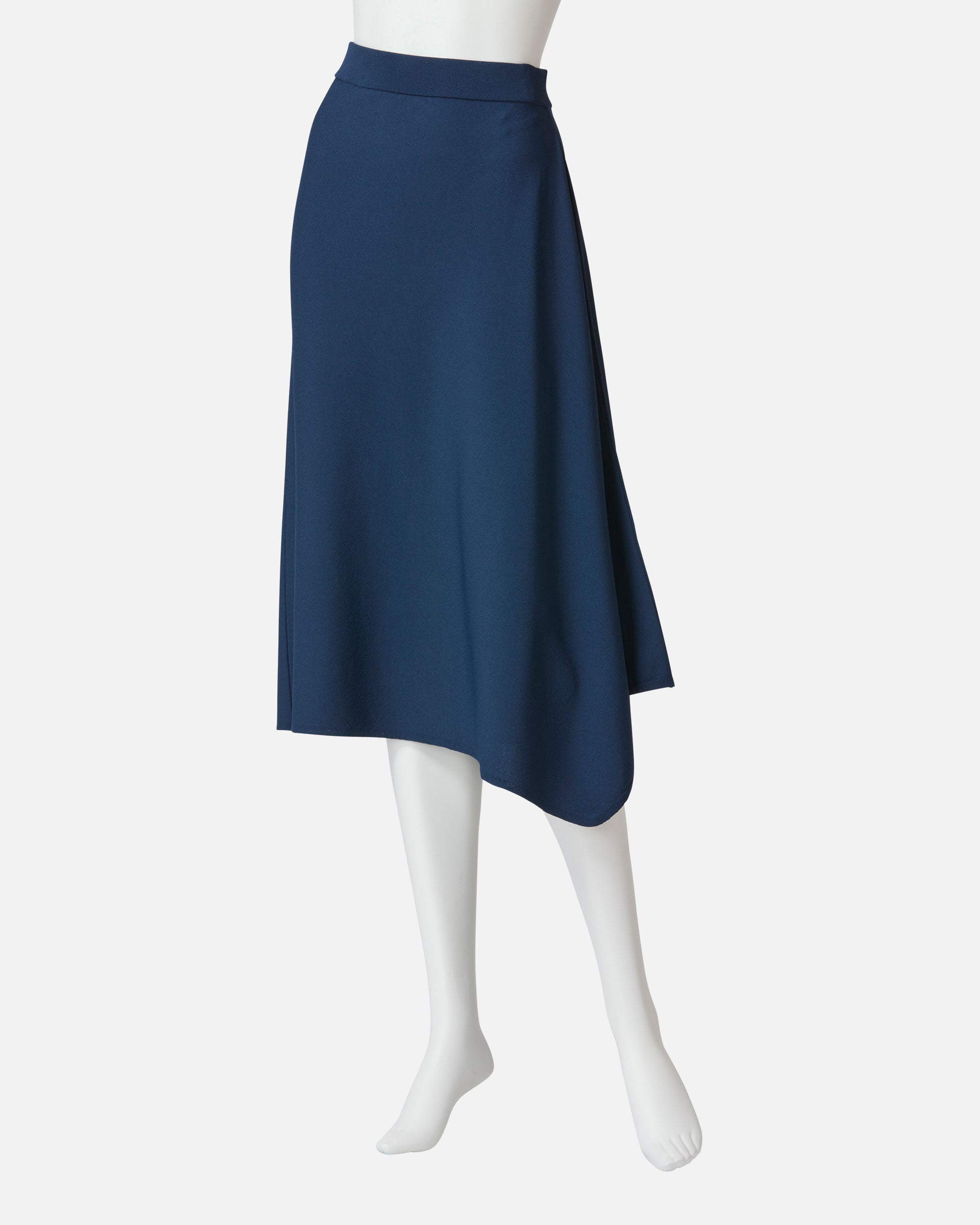 アシンメトリーニットスカート