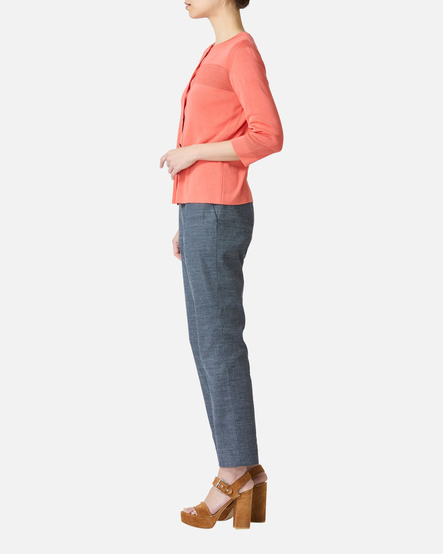 ナチュラルストレッチクロップドパンツ