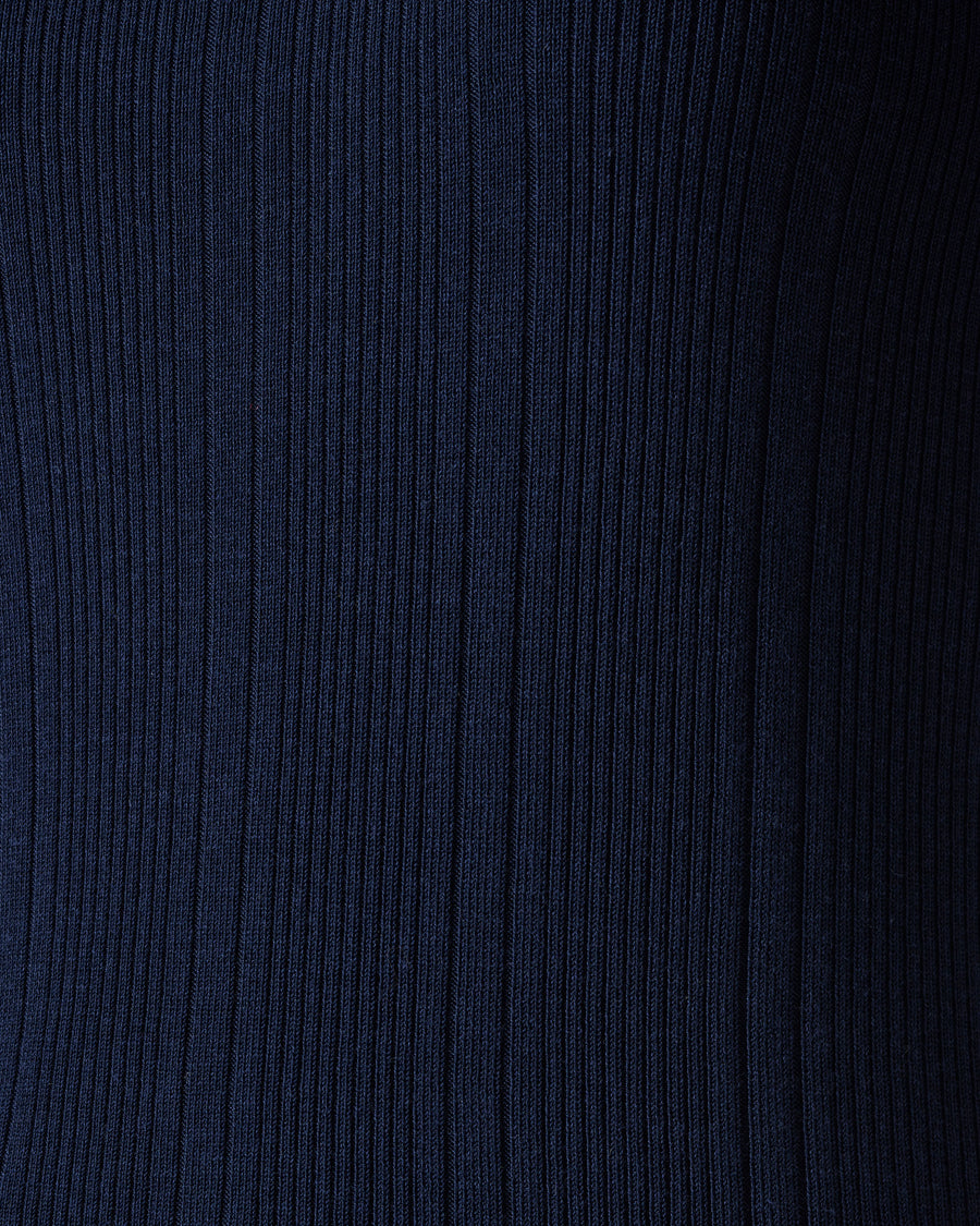 オーガニックコットンリブニットプルオーバー / Organic Cotton Rib Knit Pullover