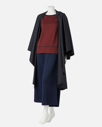 シルクコットンジャージーリバーシブルプルオーバー / Reversible Silk Cotton Jersey Pullover
