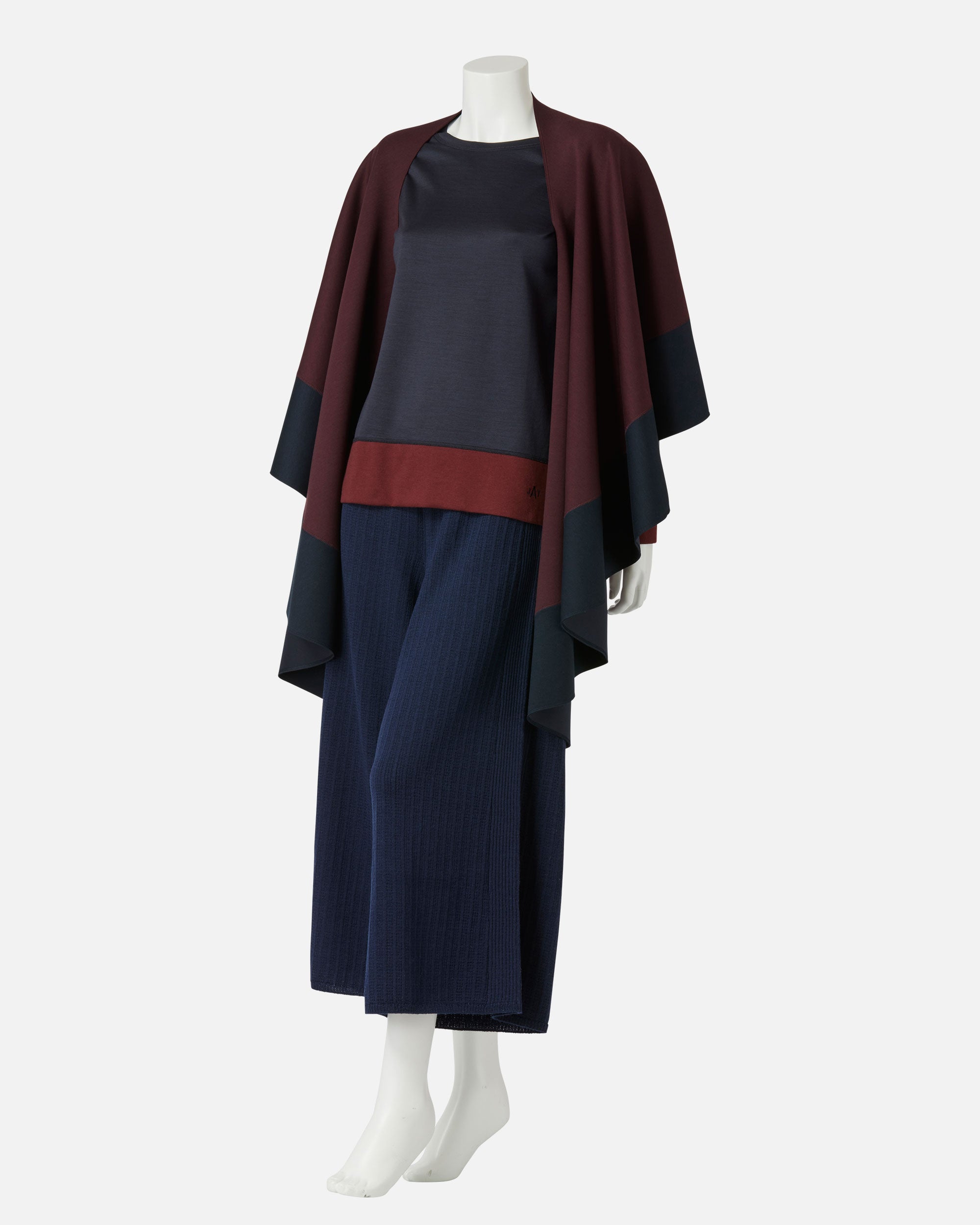 シルクコットンジャージーリバーシブルプルオーバー / Reversible Silk Cotton Jersey Pullover