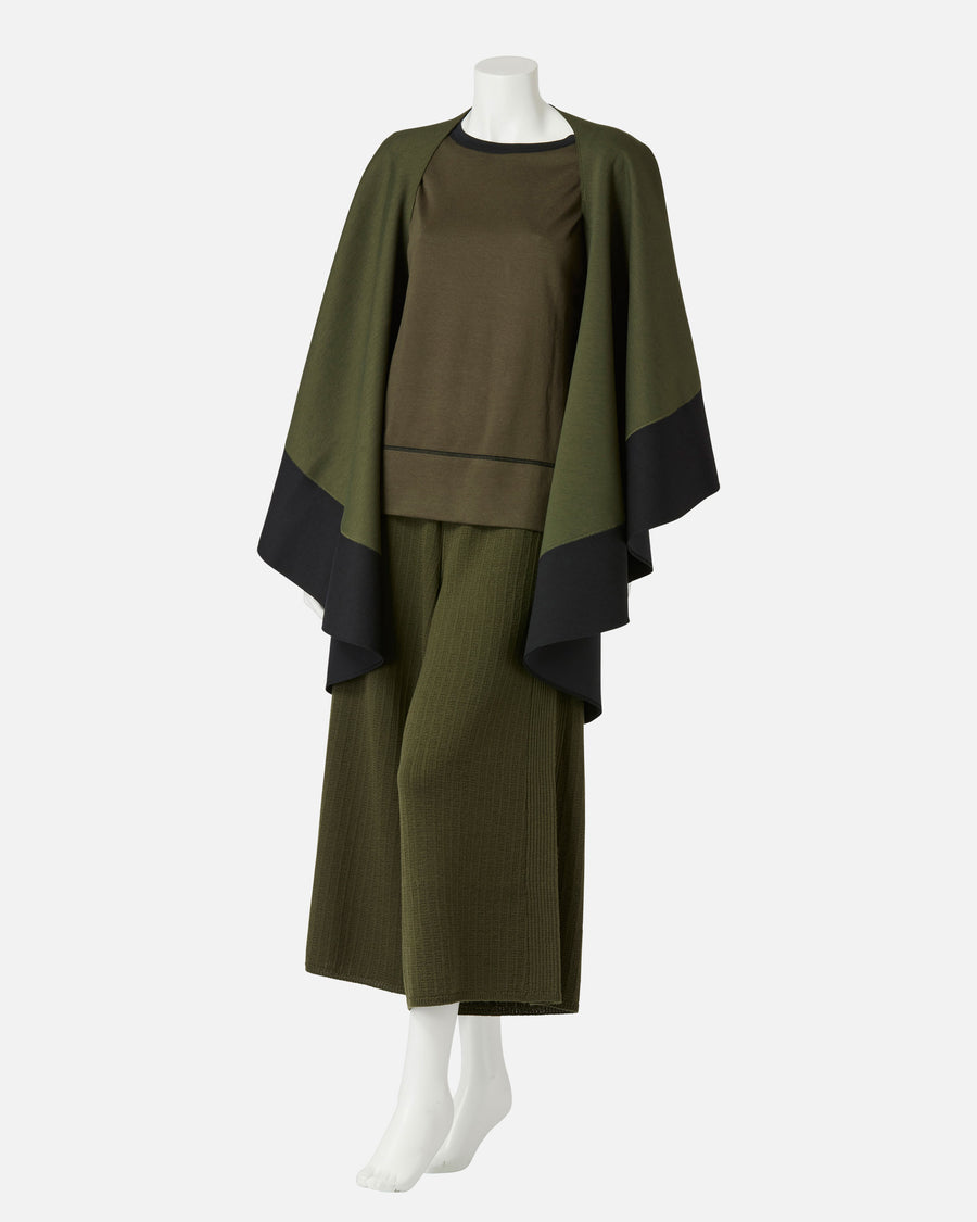 シルクコットンジャージーリバーシブルプルオーバー / Reversible Silk Cotton Jersey Pullover