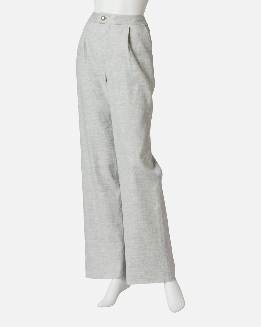 ストレッチリネンタックパンツ