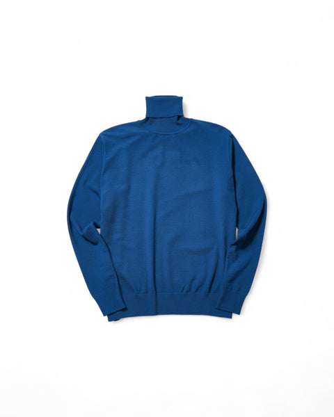 TFW49 タートルネックニット blue S 新品 TFW49 タートルネックニット blue S 新品 TFW49 タートルネックニット