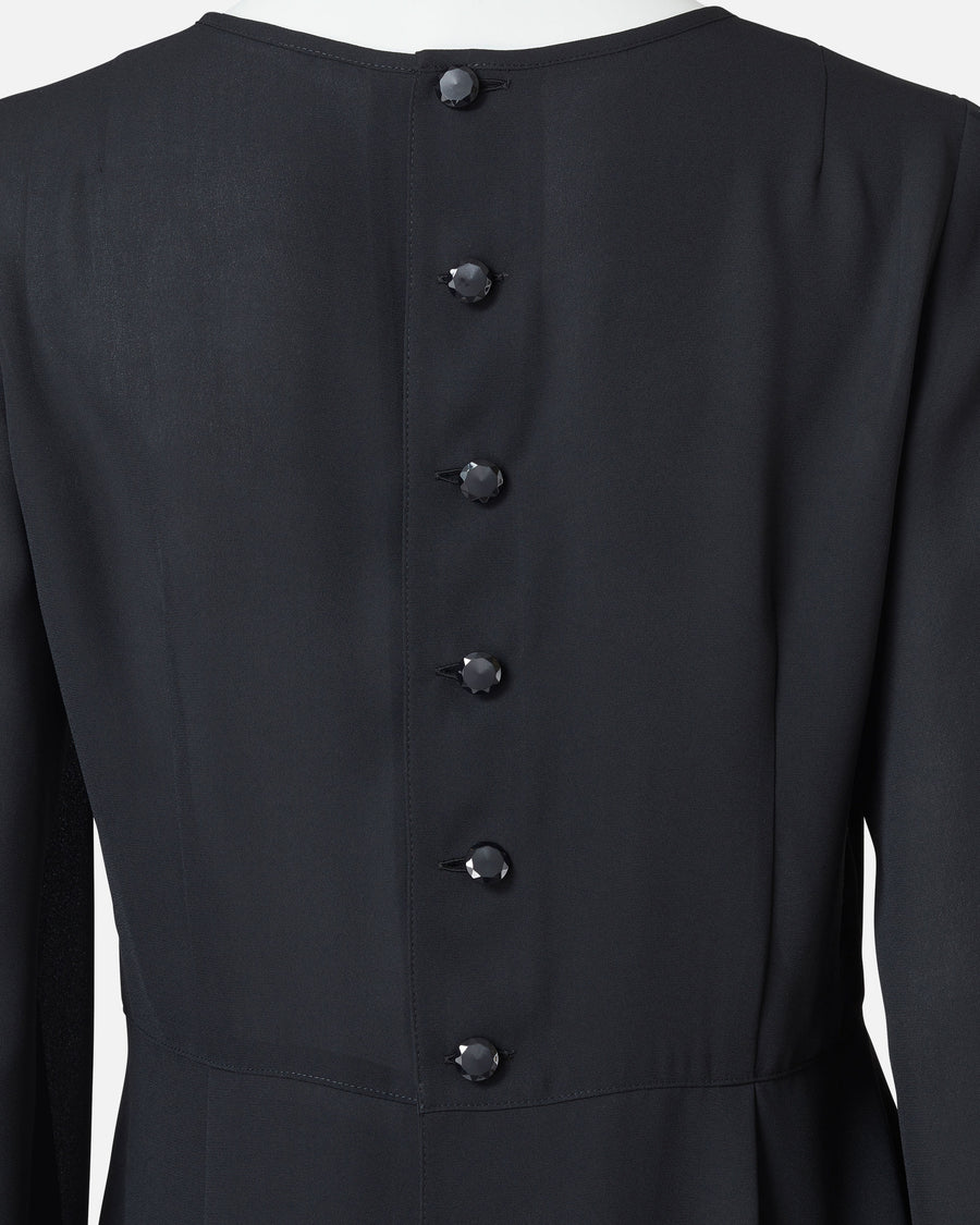 フロントタックジョーゼットブラウス / Pleated Front Blouse