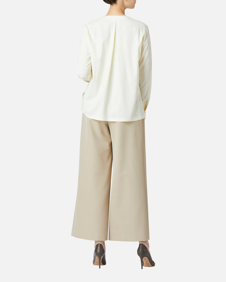 ストレッチクレープワイドパンツ / Wide Stretch Crepe Pants
