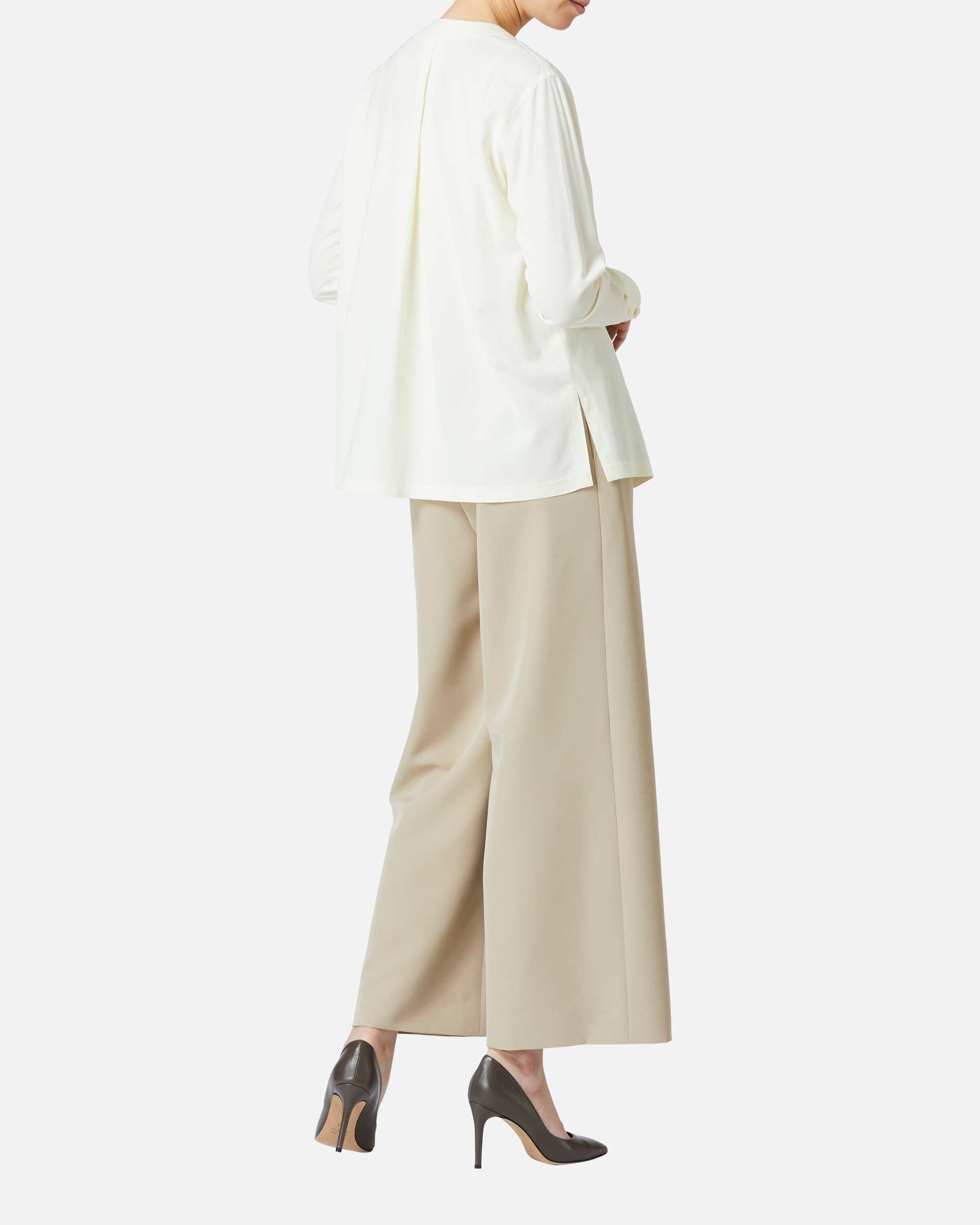 ストレッチクレープワイドパンツ / Wide Stretch Crepe Pants