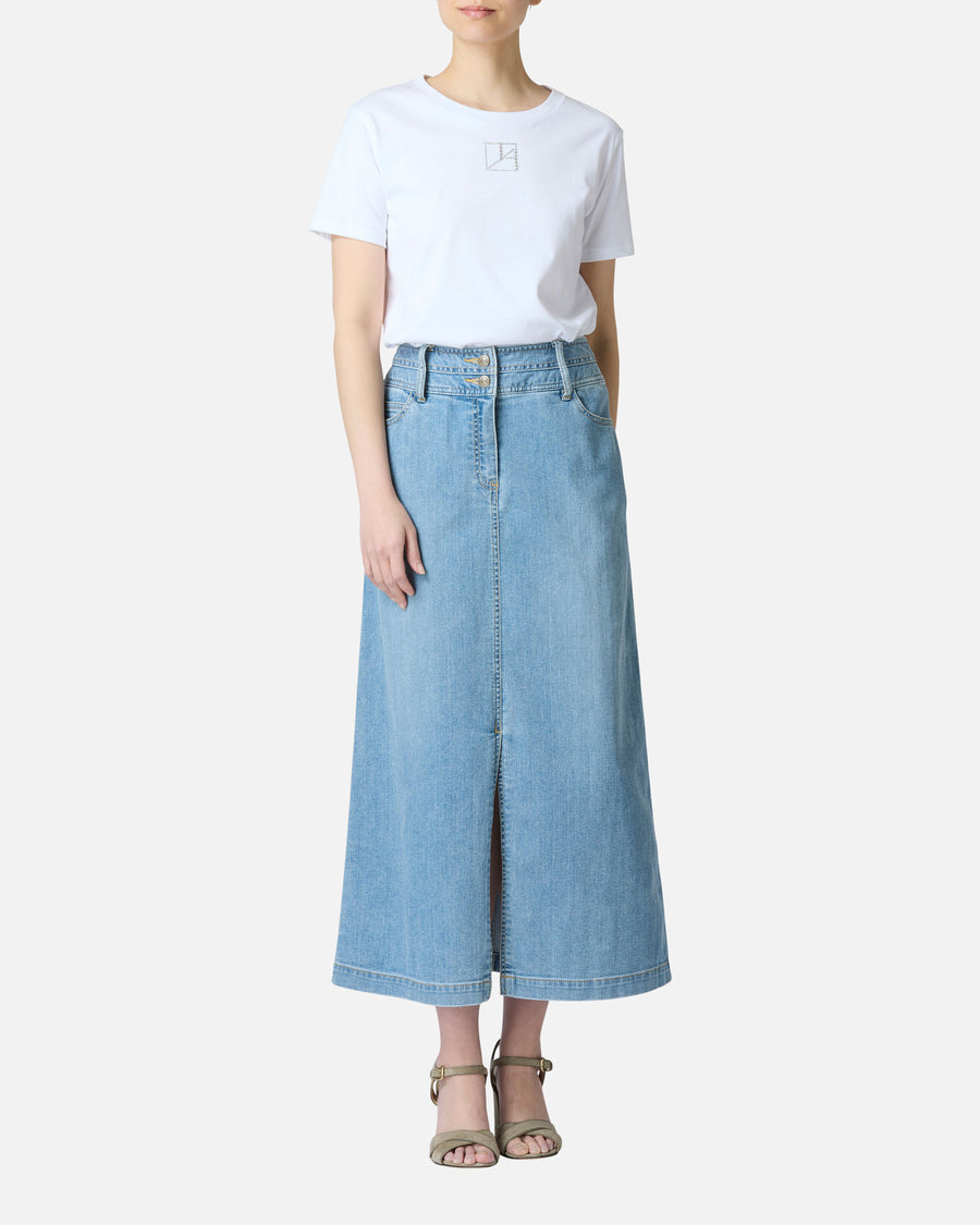 サマーデニムロングスカート / Summer Denim Long Skirt