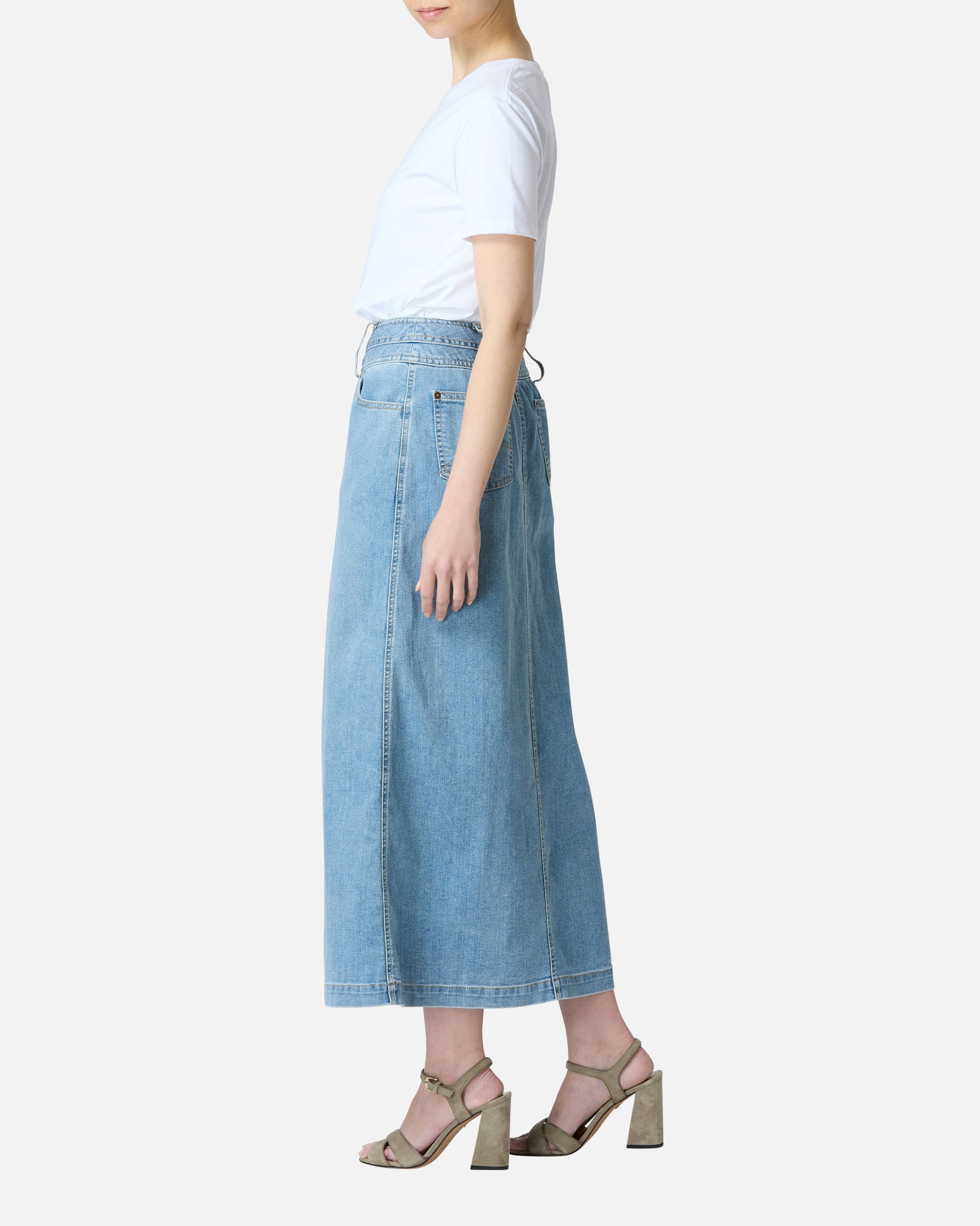 サマーデニムロングスカート / Summer Denim Long Skirt